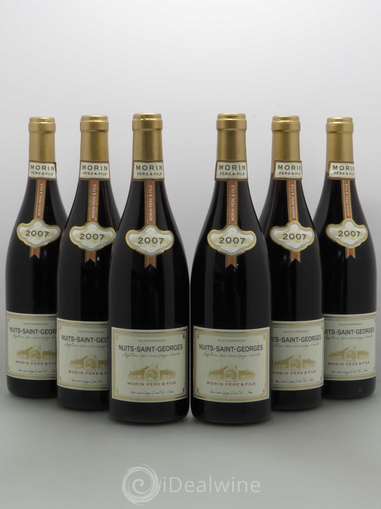 Nuits-Saint-Georges 1er Cru Nuits Saint Georges Morin 2007 - Lot de 6 bouteilles - 0