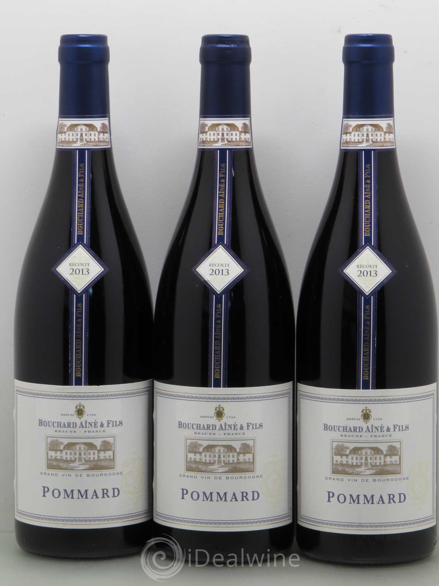 Pommard Bouchard Ainé & Fils 2013 - Lot de 3 bouteilles - 0