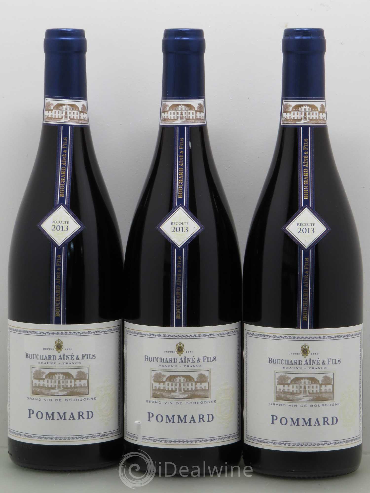 Pommard Bouchard Ainé & Fils 2013 - Lot de 3 bouteilles - 0