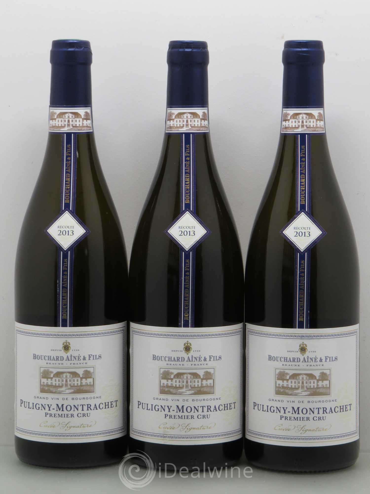 Puligny-Montrachet 1er Cru Cuvée Signature Bouchard Ainé & Fils 2013 - Posten von 6 Flaschen - 1