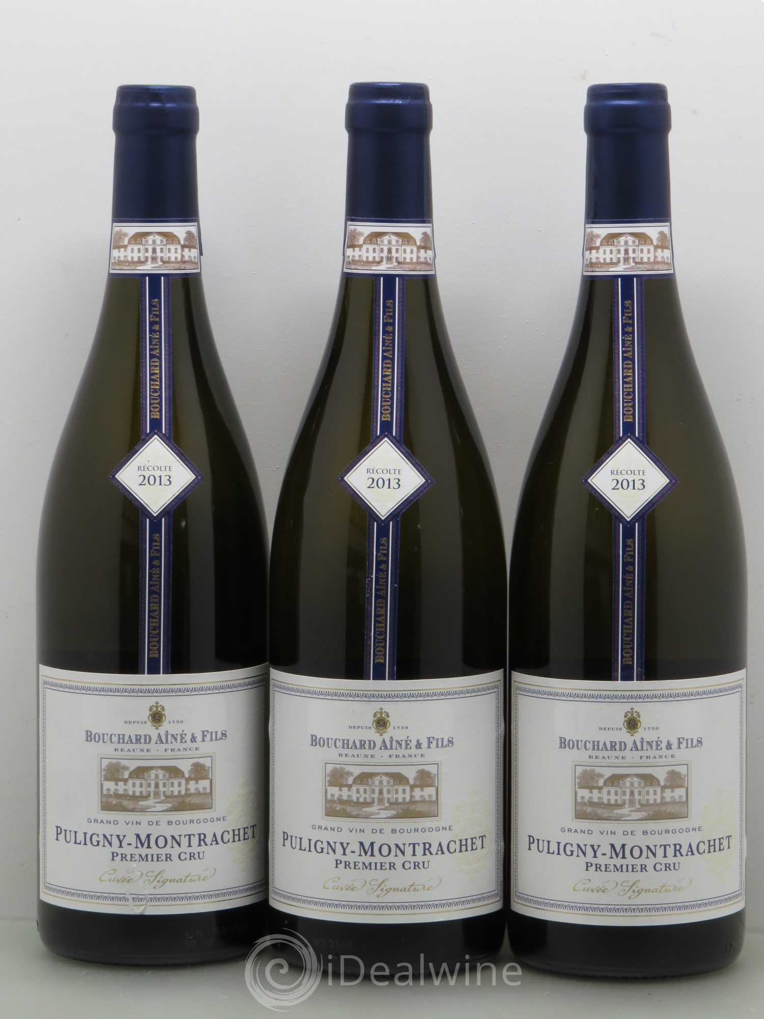 Puligny-Montrachet 1er Cru Cuvée Signature Bouchard Ainé & Fils 2013 - Posten von 6 Flaschen - 2