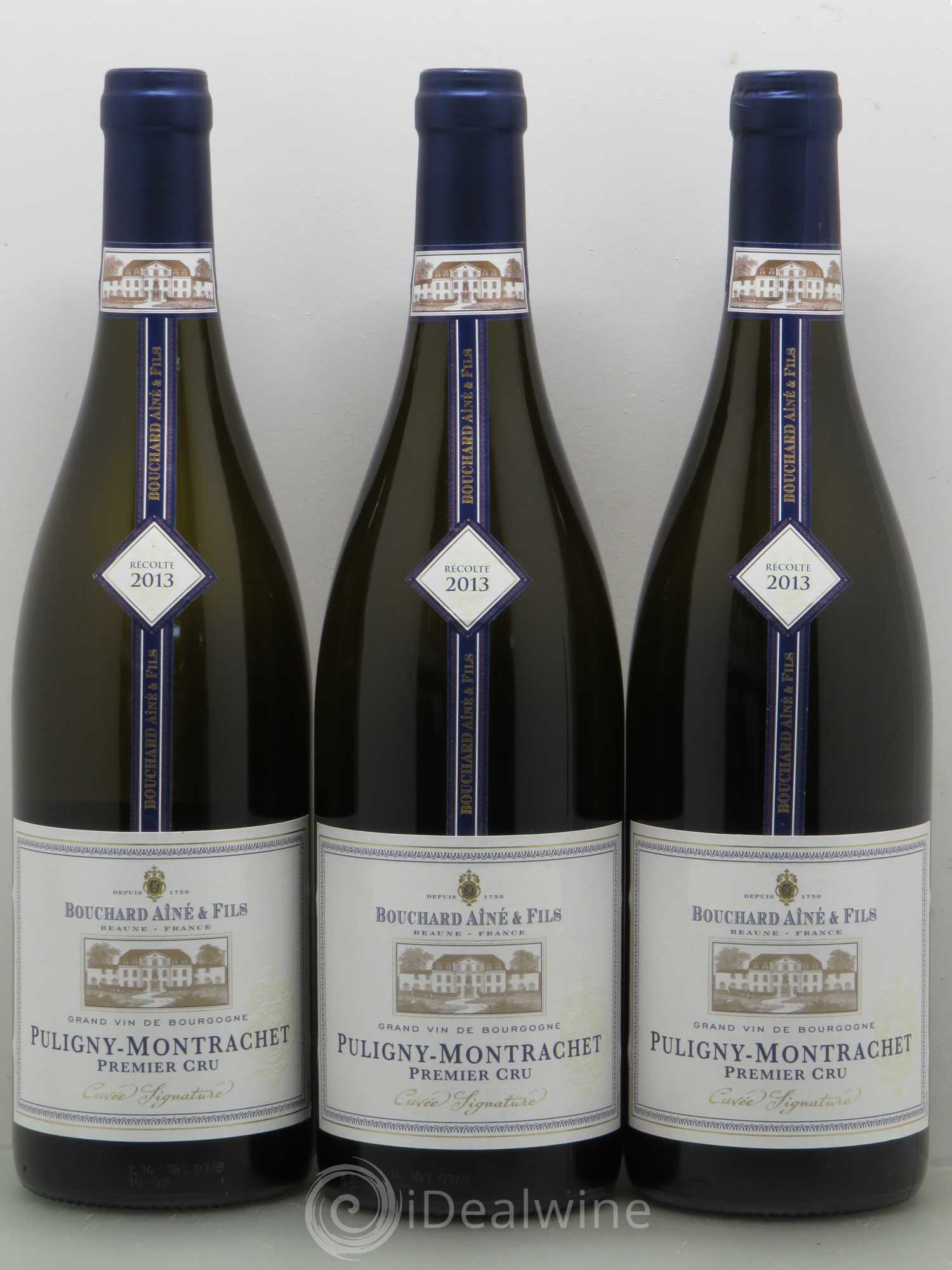 Puligny-Montrachet 1er Cru Cuvée Signature Bouchard Ainé & Fils 2013 - Posten von 6 Flaschen - 1