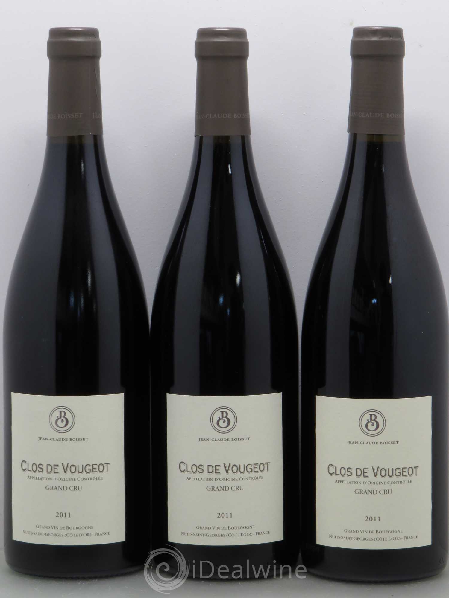 Clos de Vougeot Grand Cru Boisset 2011 - Lot de 6 bouteilles - 1