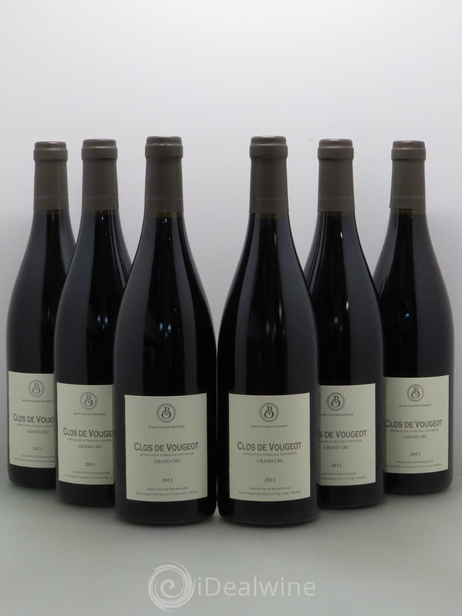 Clos de Vougeot Grand Cru Boisset 2011 - Lot de 6 bouteilles - 0