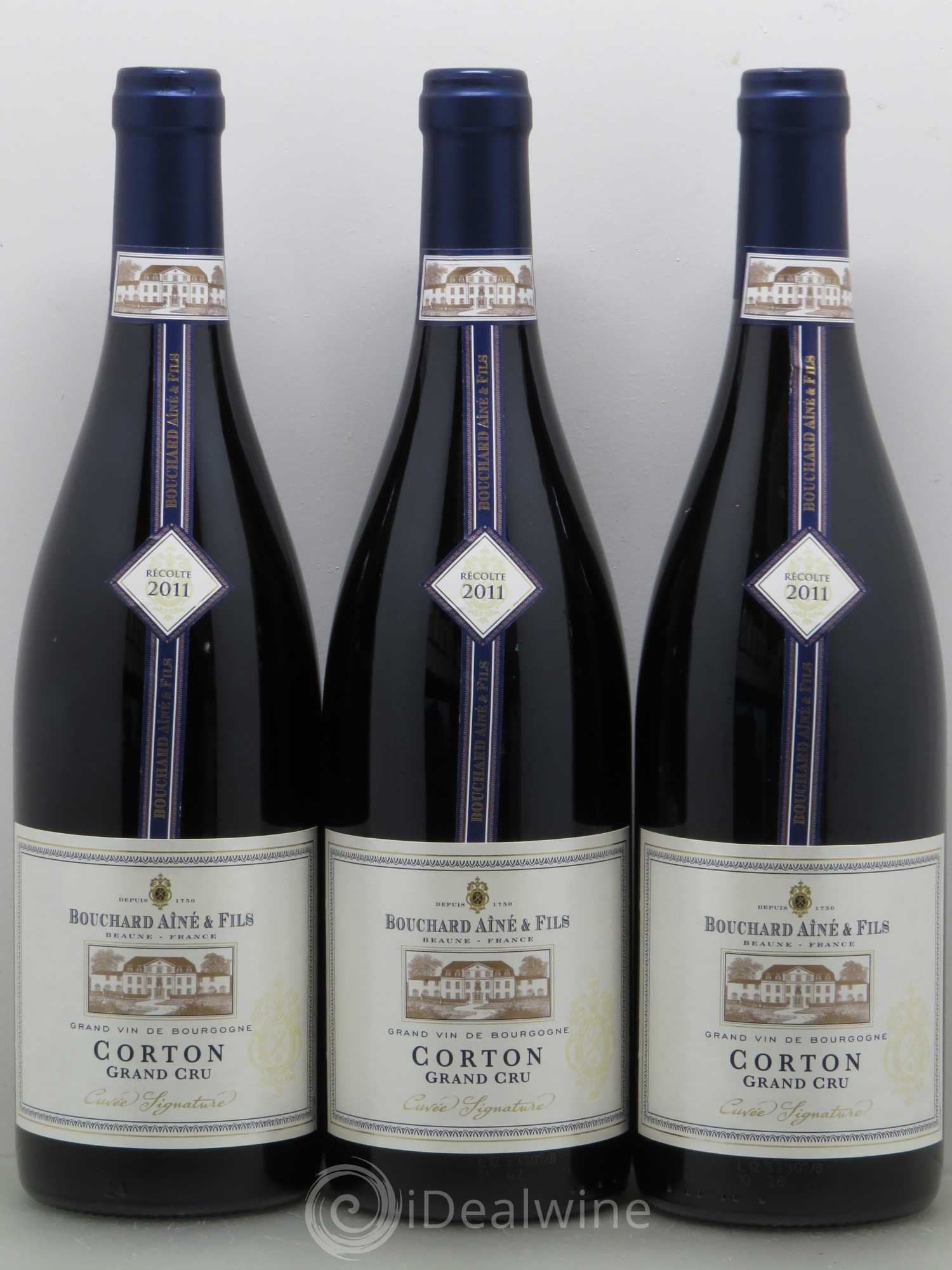 Corton Grand Cru Cuvée Signature Bouchard Ainé & Fils 2011 - Posten von 6 Flaschen - 1