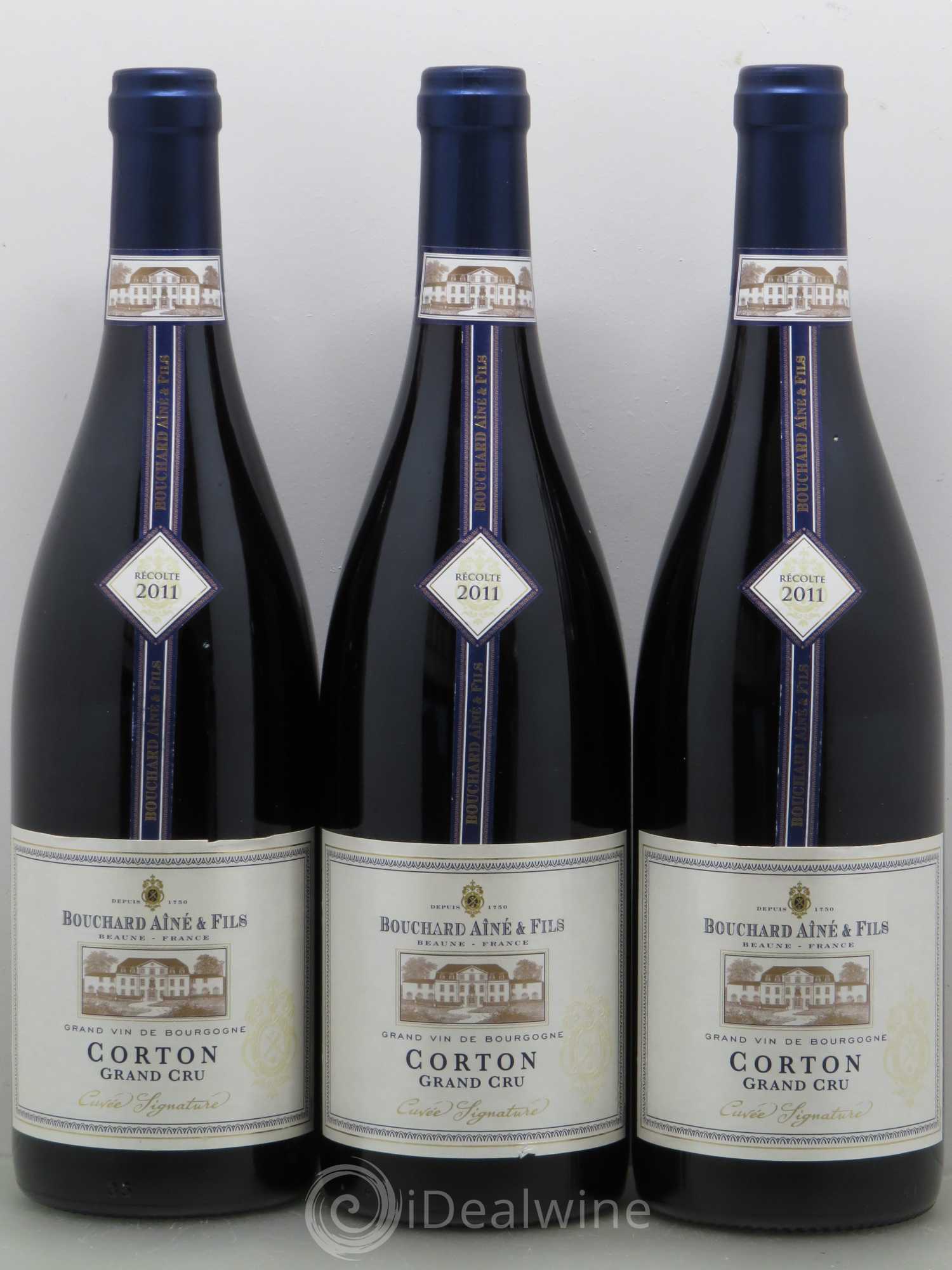 Corton Grand Cru Cuvée Signature Bouchard Ainé & Fils 2011 - Posten von 6 Flaschen - 2
