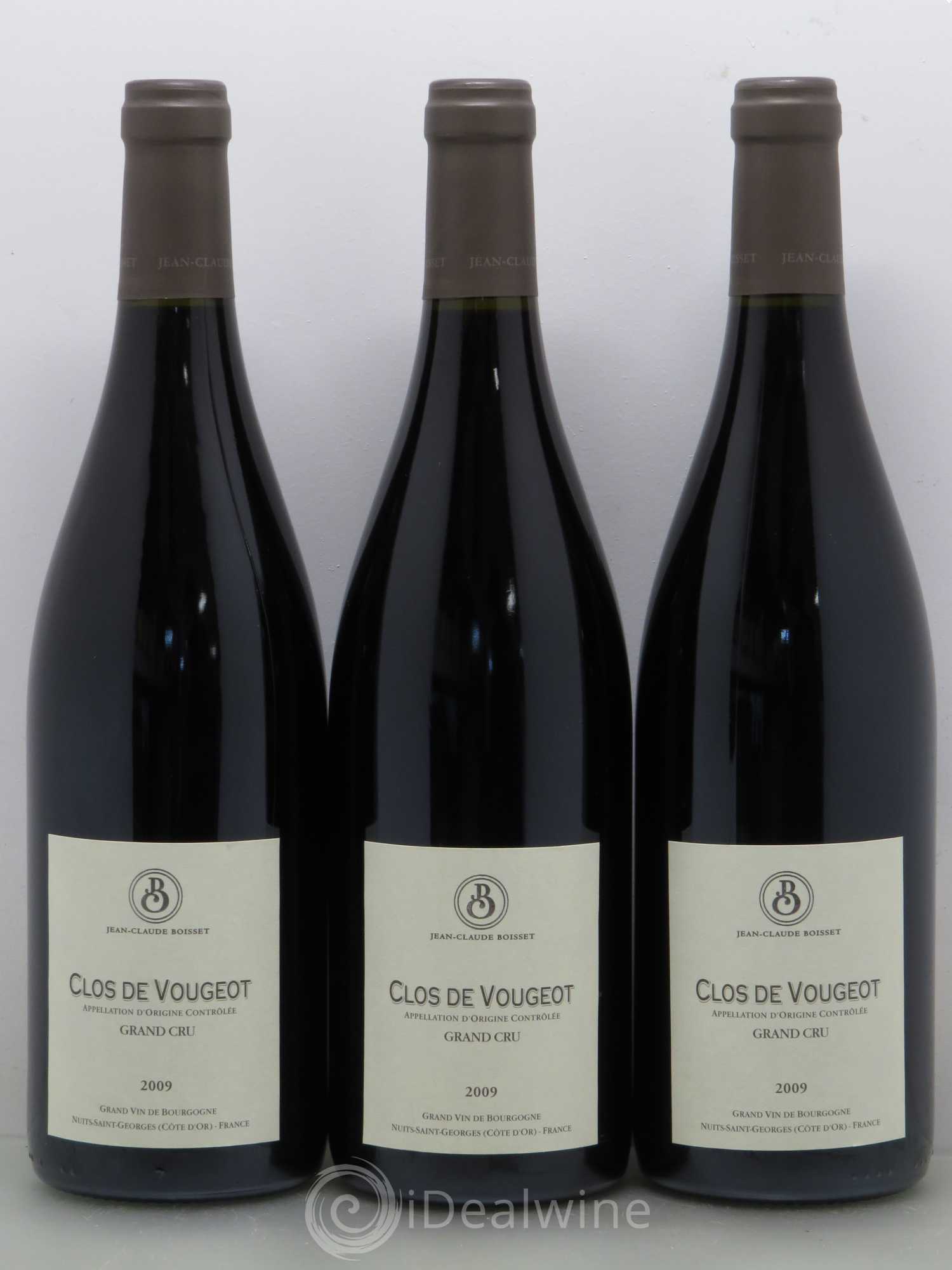 Clos de Vougeot Grand Cru Boisset 2009 - Lot de 6 bouteilles - 1
