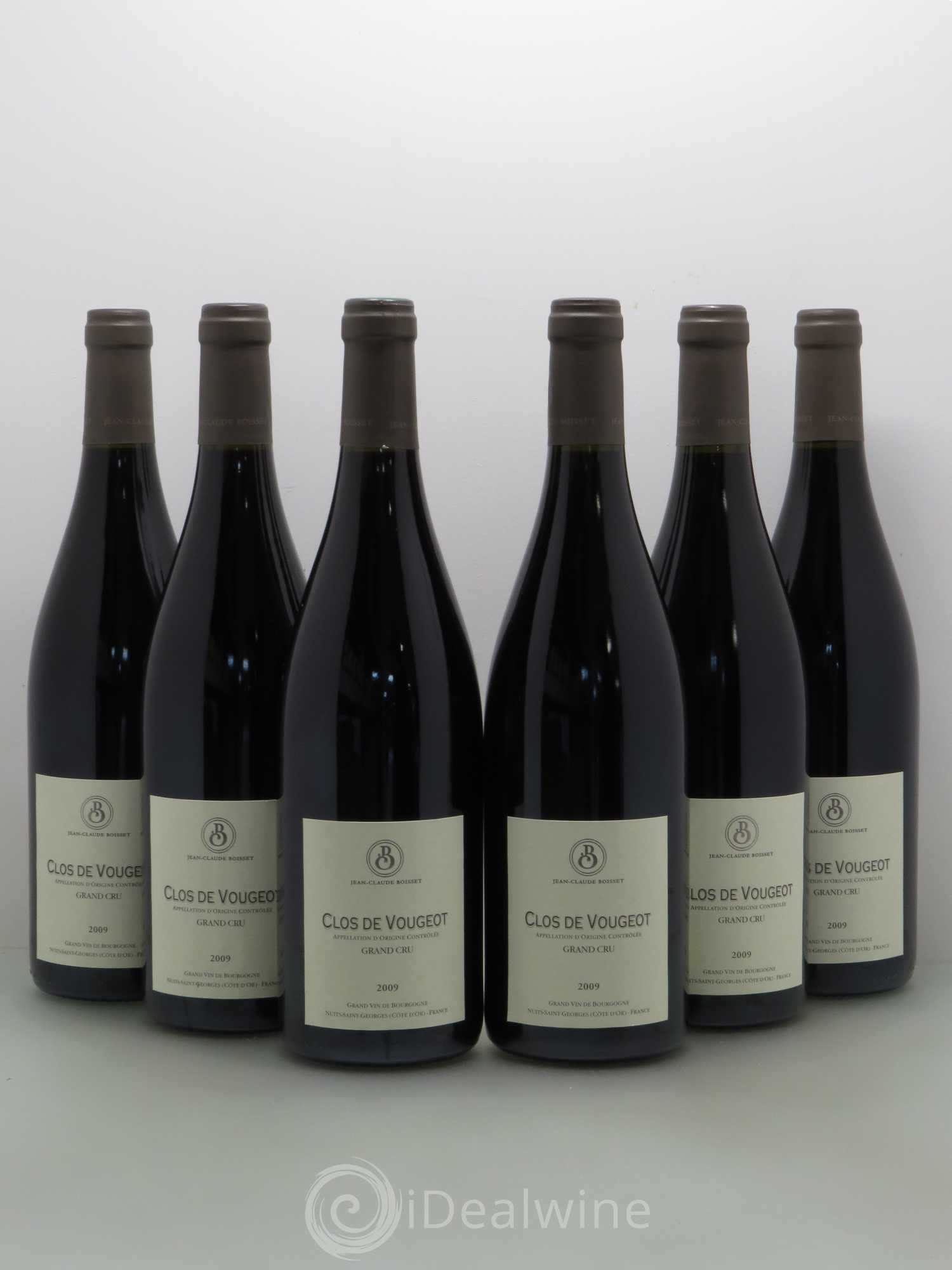Clos de Vougeot Grand Cru Boisset 2009 - Lot de 6 bouteilles - 0