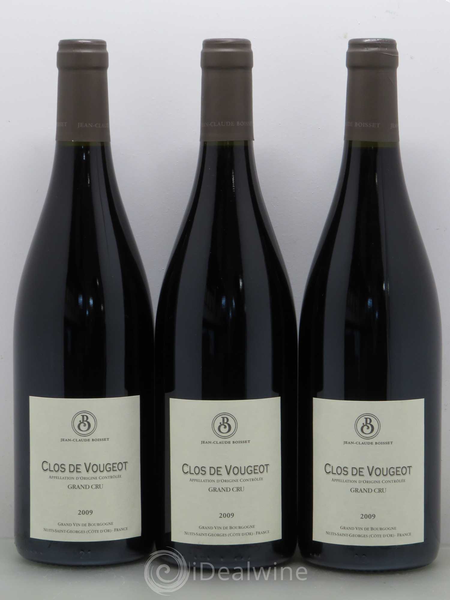 Clos de Vougeot Grand Cru Boisset 2009 - Lot de 3 bouteilles - 0