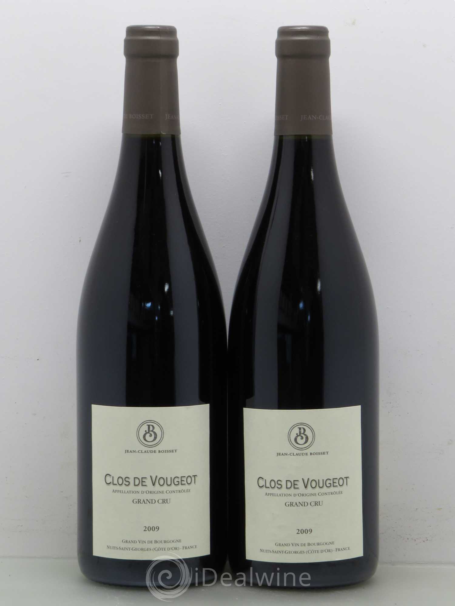 Clos de Vougeot Grand Cru Boisset 2009 - Lot de 2 bouteilles - 0