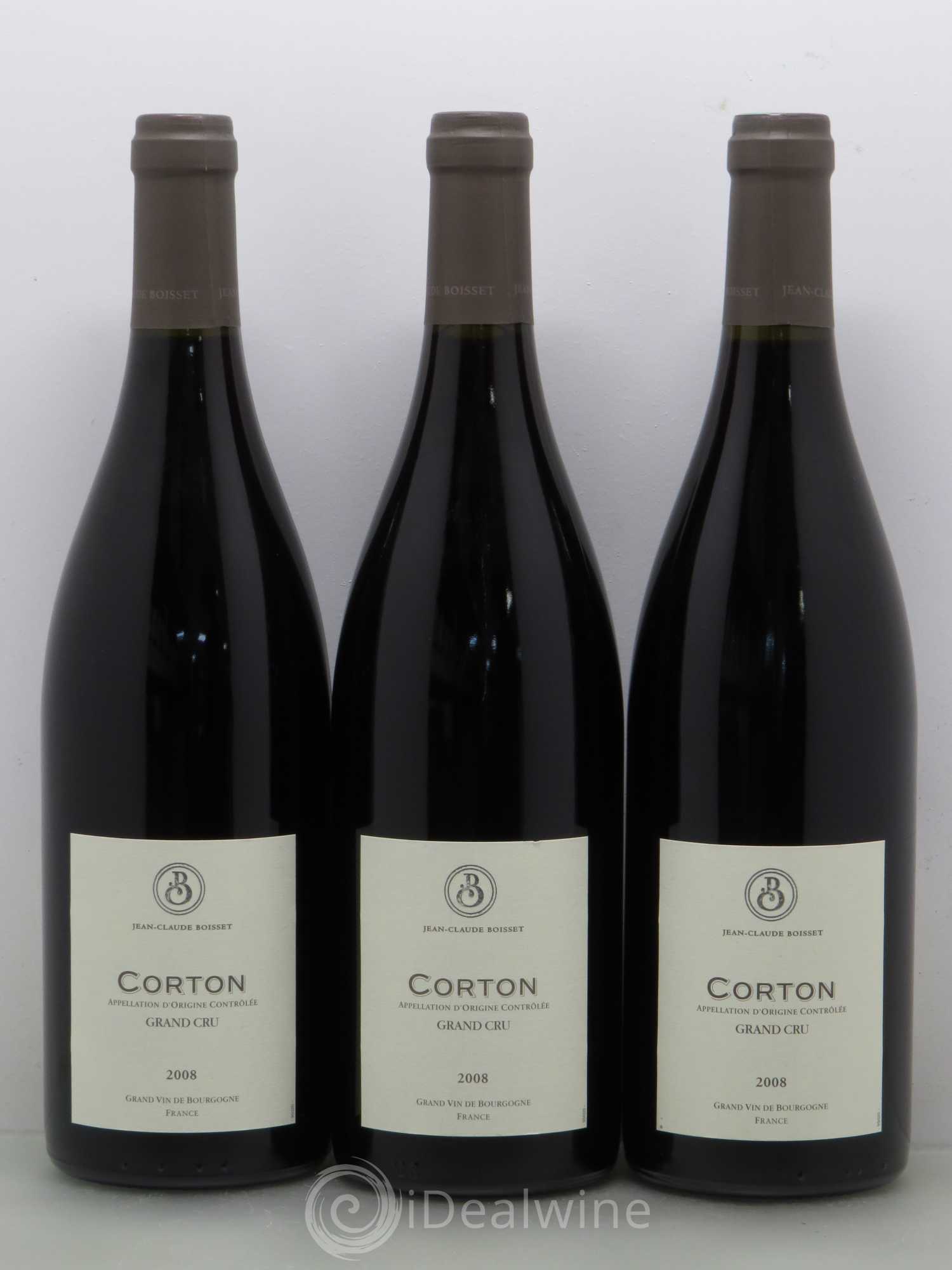Corton Grand Cru Boisset 2008 - Lot de 3 bouteilles - 0