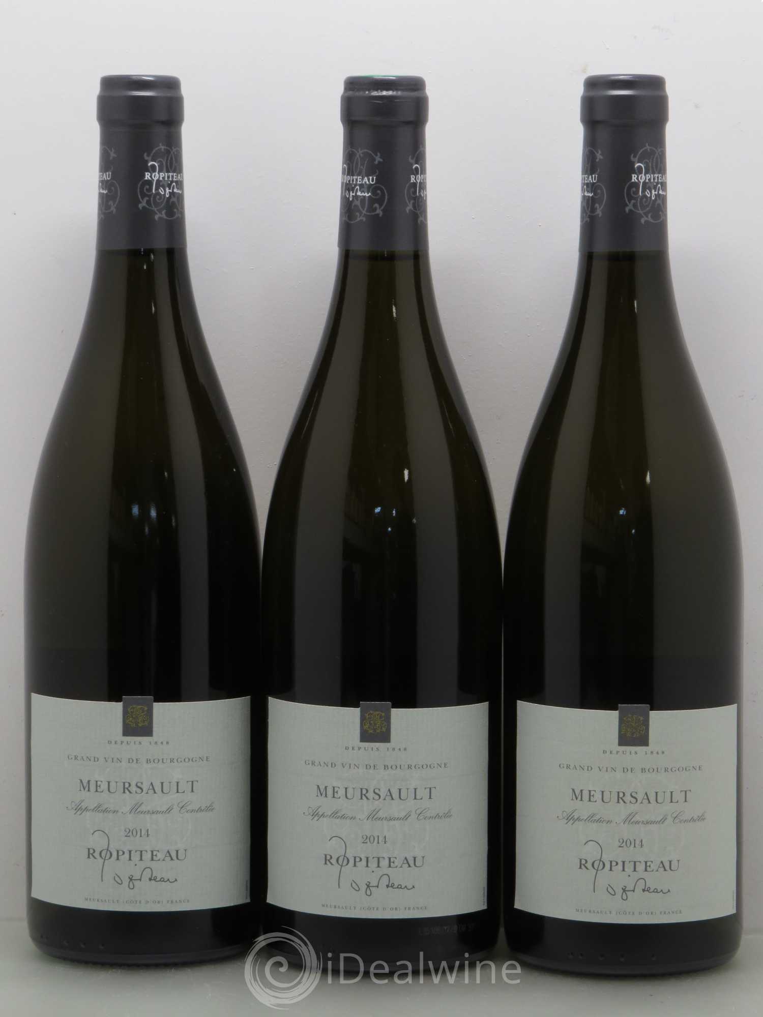 Meursault Ropiteau 2014 - Lot of 3 bottles - 0