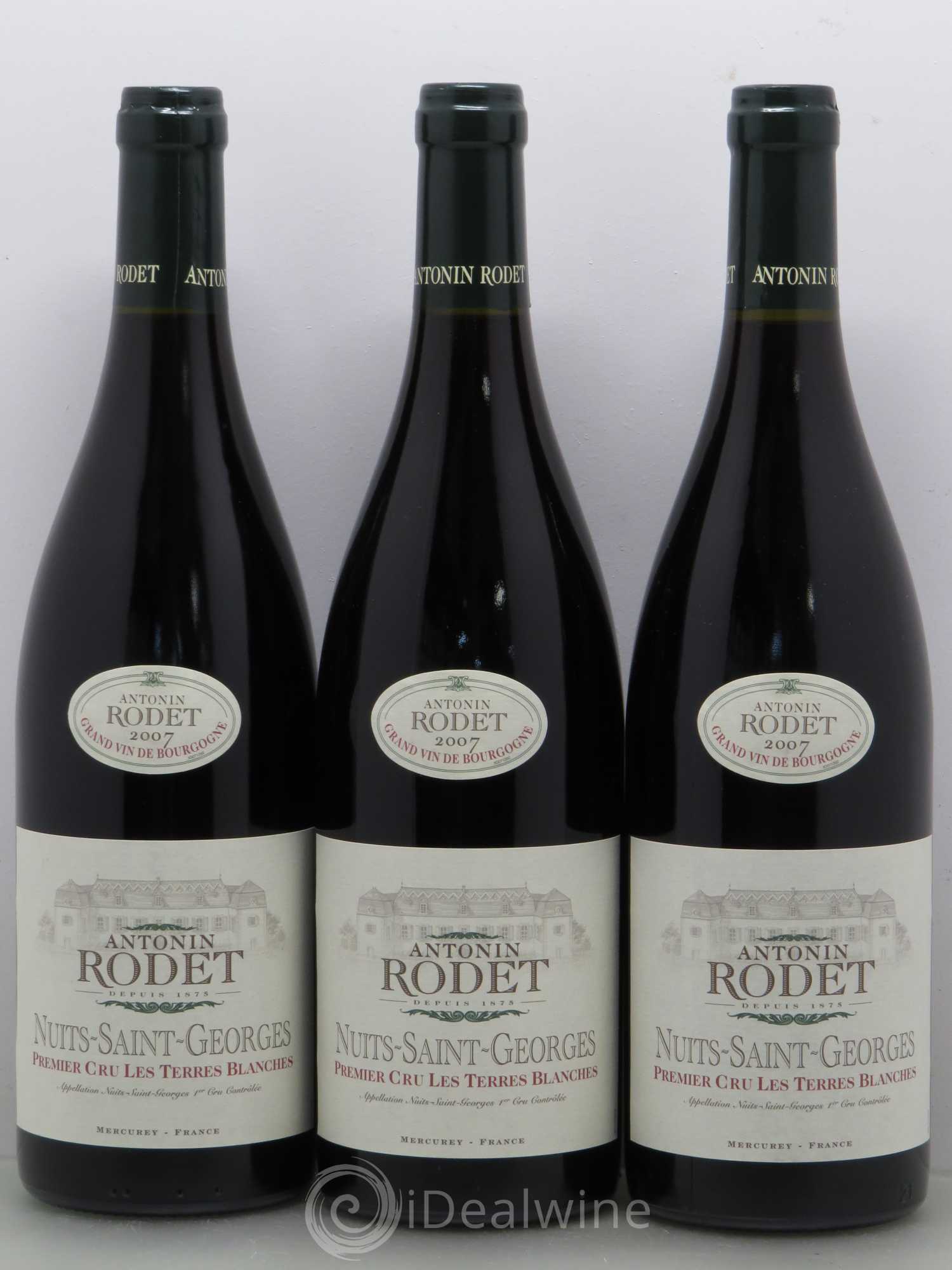 Nuits-Saint-Georges 1er Cru Les Terres Blanches Rodet 2007 - Lot de 12 bouteilles - 2