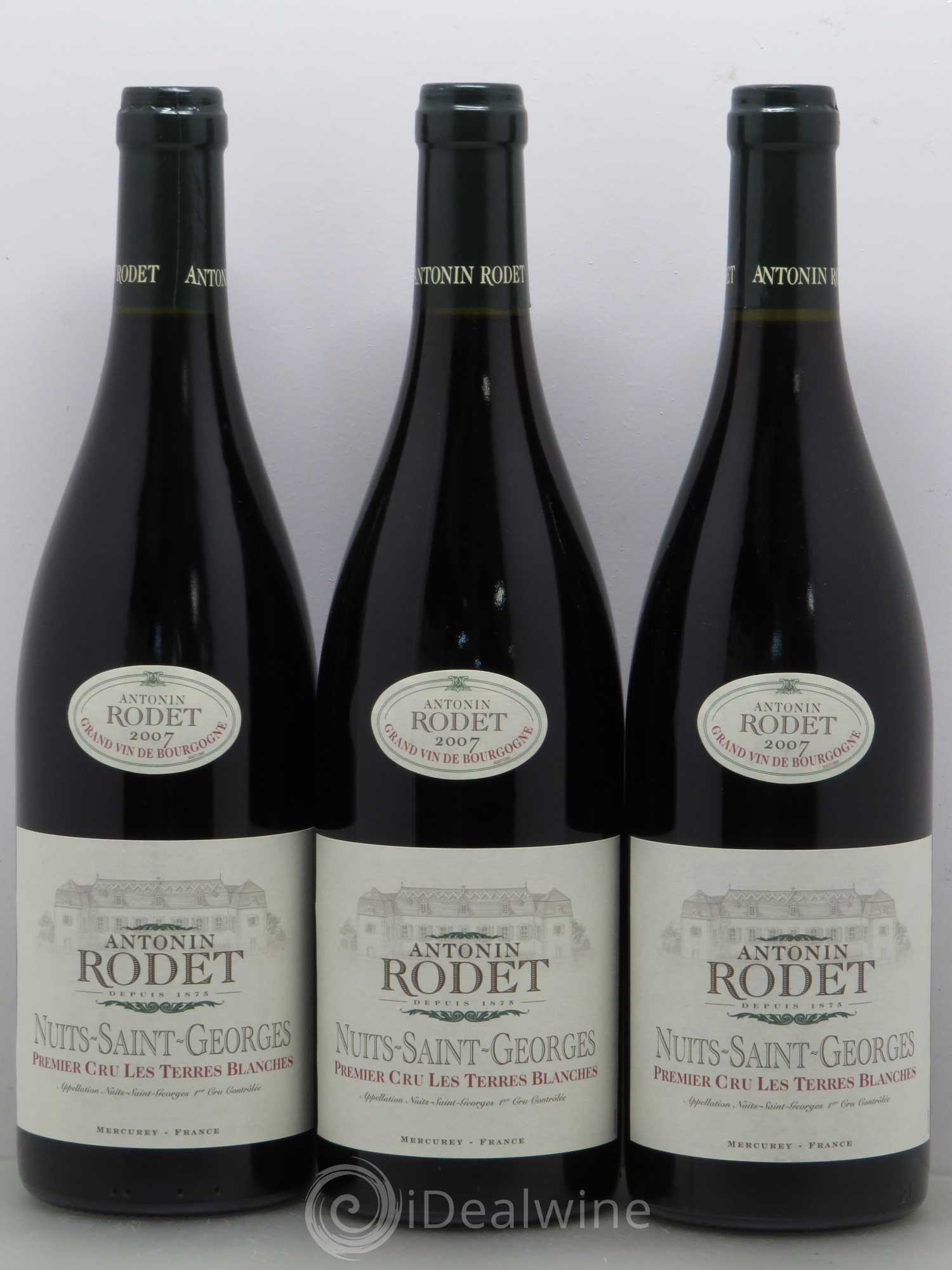 Nuits-Saint-Georges 1er Cru Les Terres Blanches Rodet 2007 - Lot de 12 bouteilles - 3
