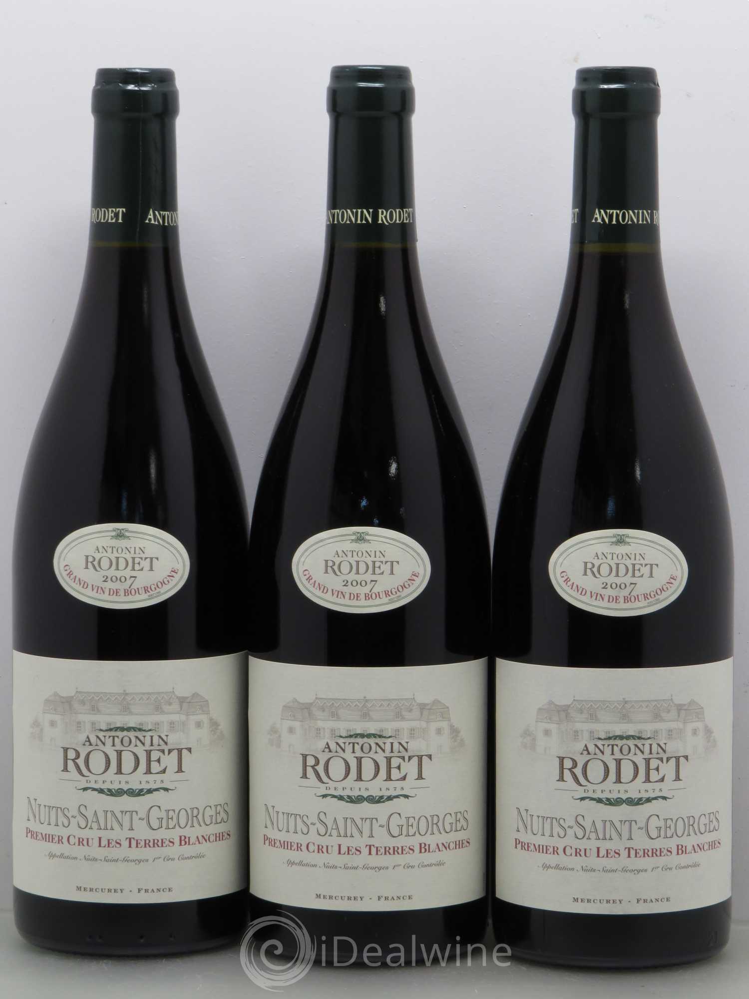 Nuits-Saint-Georges 1er Cru Les Terres Blanches Rodet 2007 - Lot de 12 bouteilles - 4