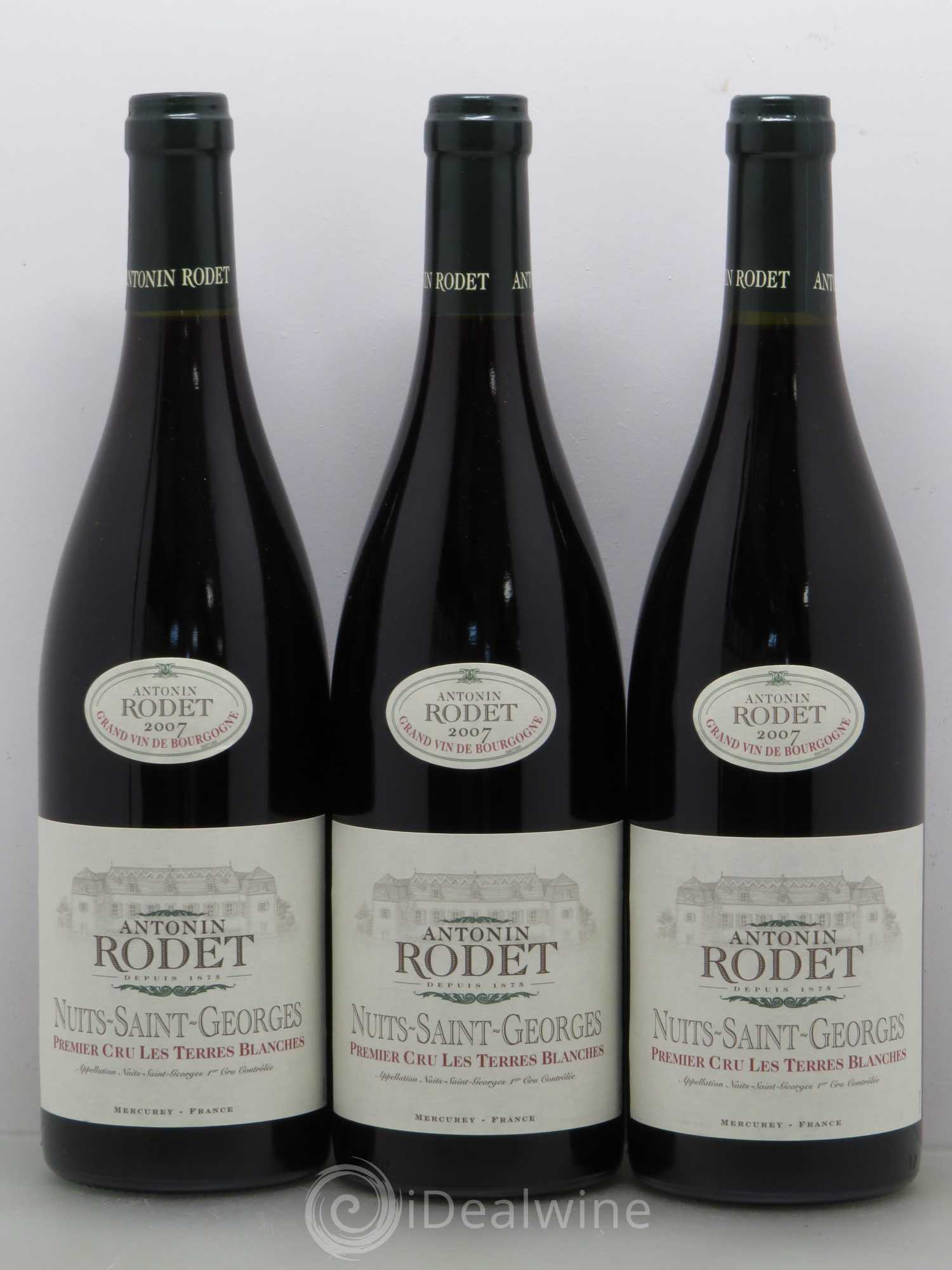 Nuits-Saint-Georges 1er Cru Les Terres Blanches Rodet 2007 - Lot de 6 bouteilles - 2