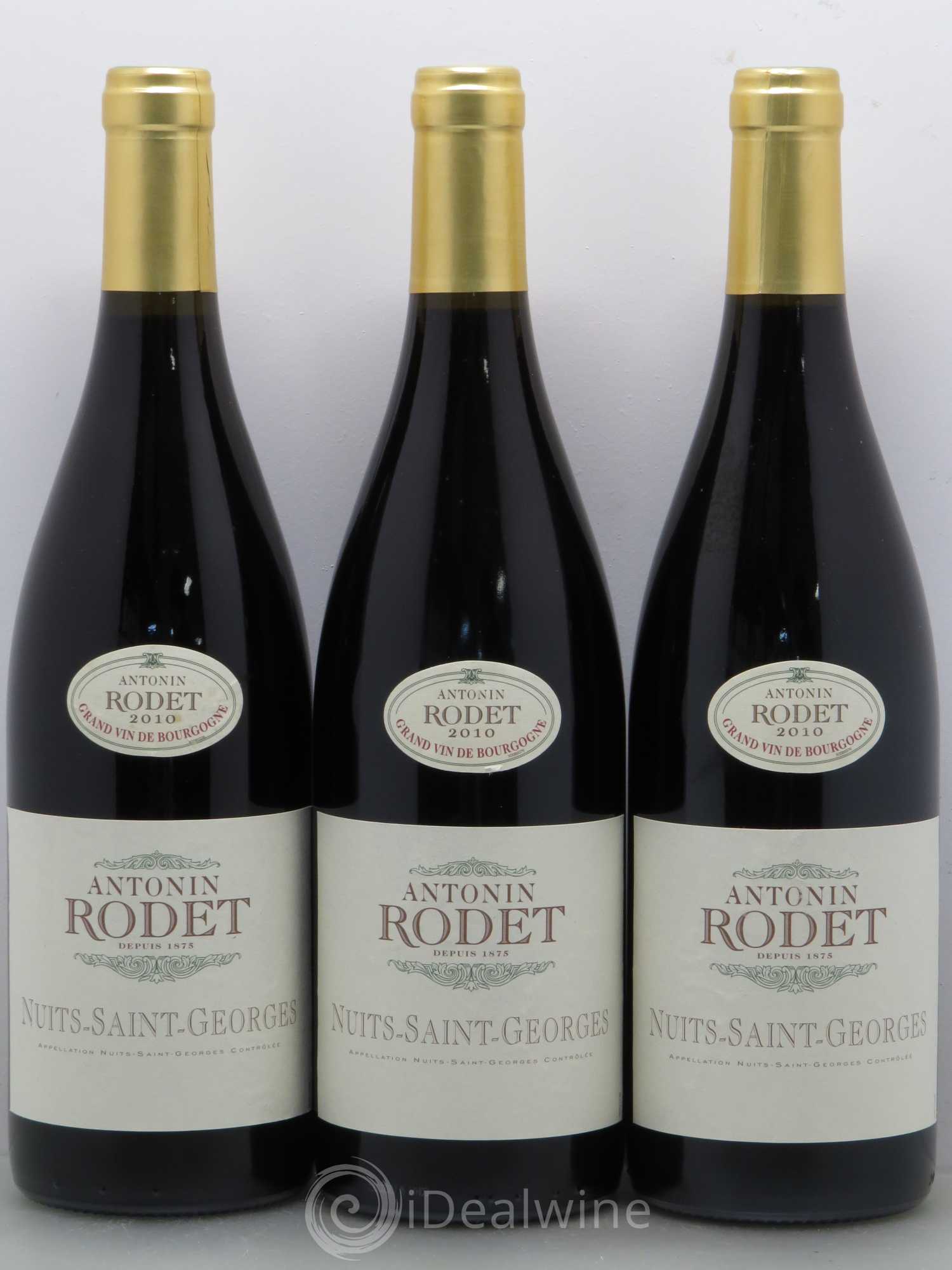 Nuits-Saint-Georges Rodet 2010 - Lot de 6 bouteilles - 1