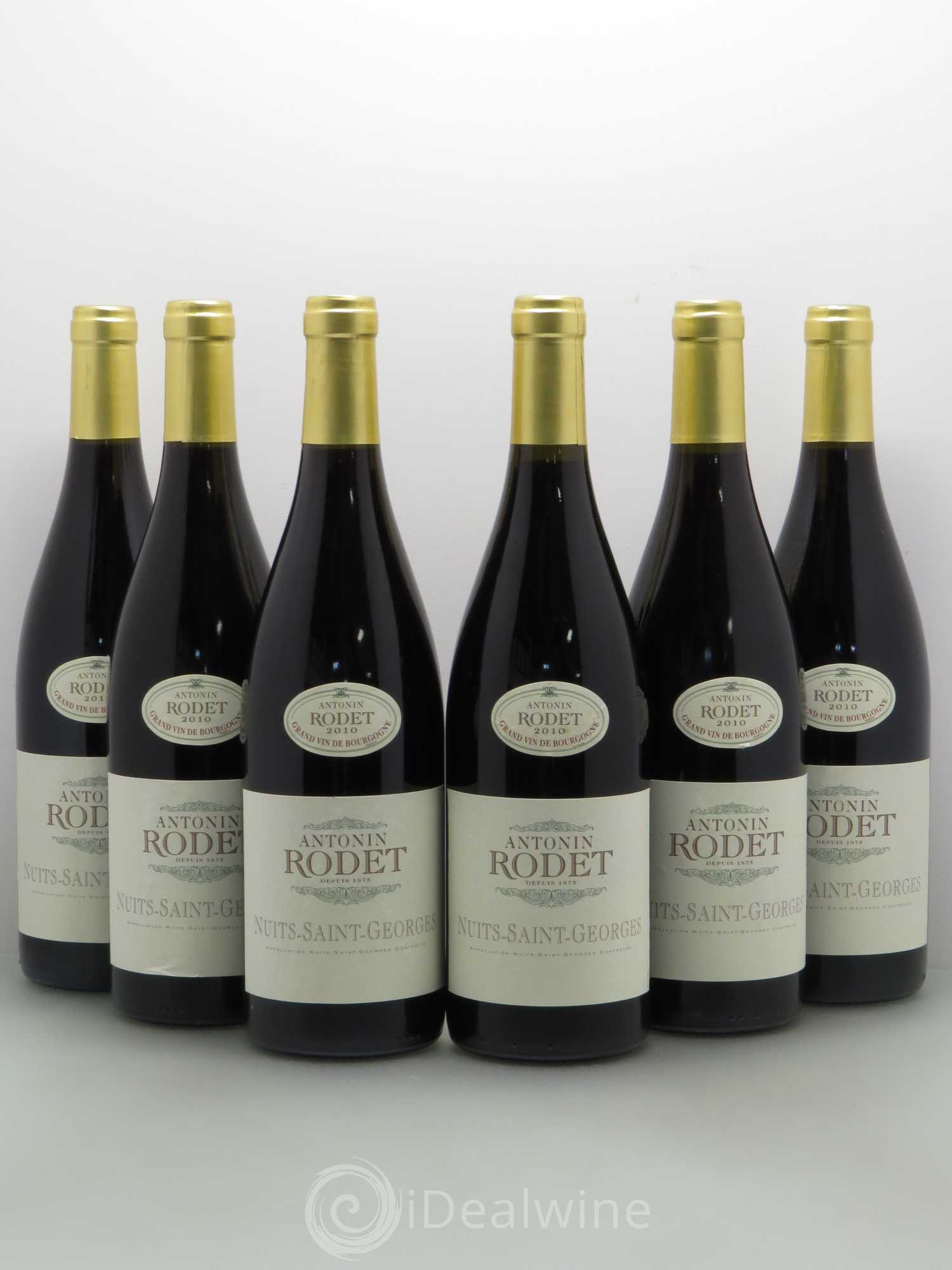 Nuits-Saint-Georges Rodet 2010 - Lot de 6 bouteilles - 0
