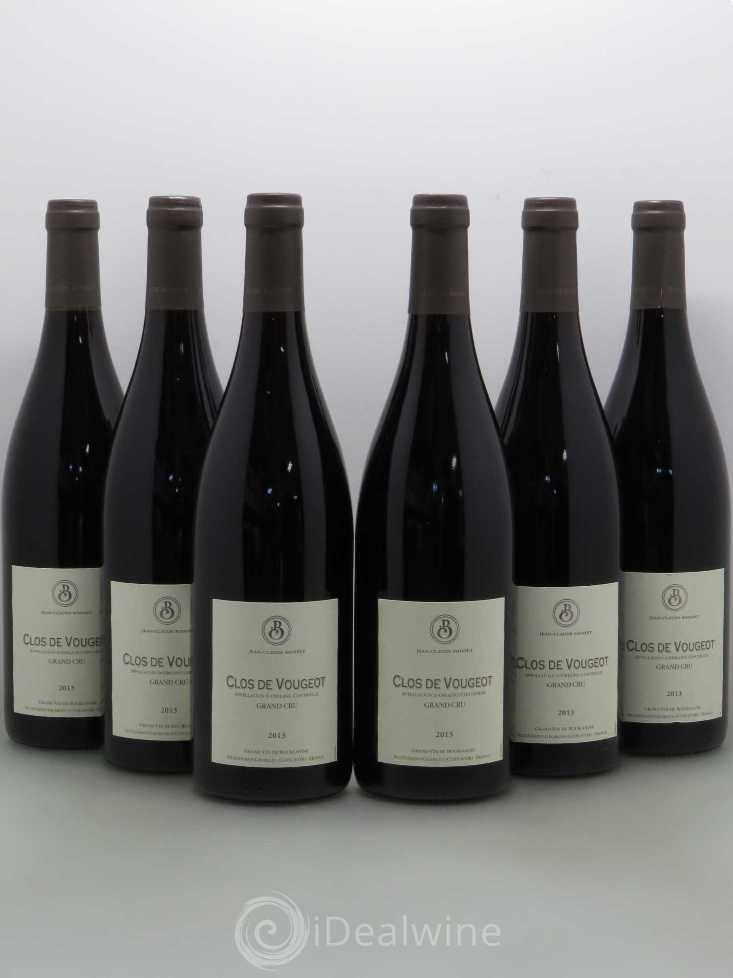 Clos de Vougeot Grand Cru Boisset 2013 - Lot de 6 bouteilles - 0