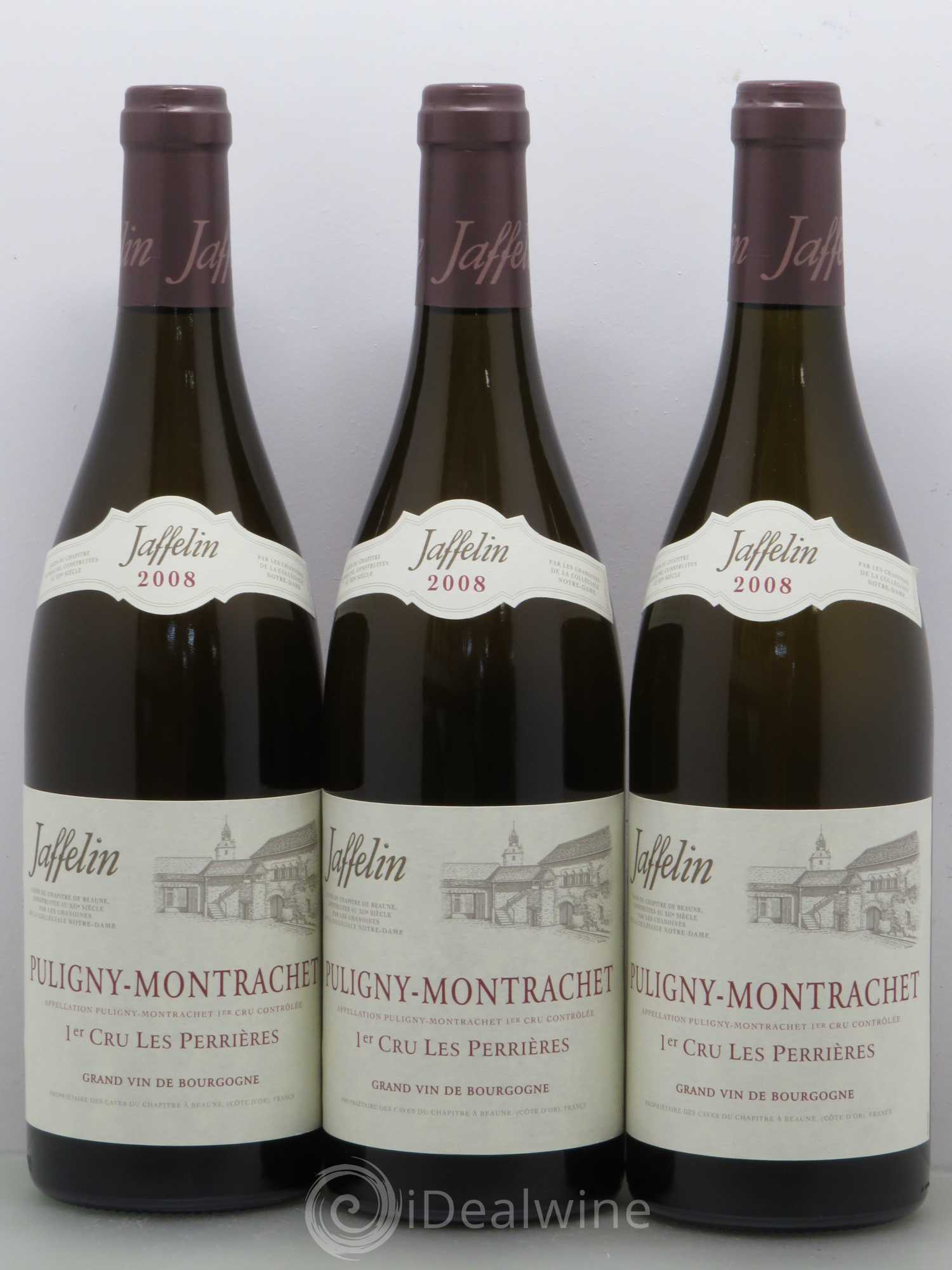 Puligny-Montrachet 1er Cru Les Perrières Jaffelin 2008 - Posten von 6 Flaschen - 1