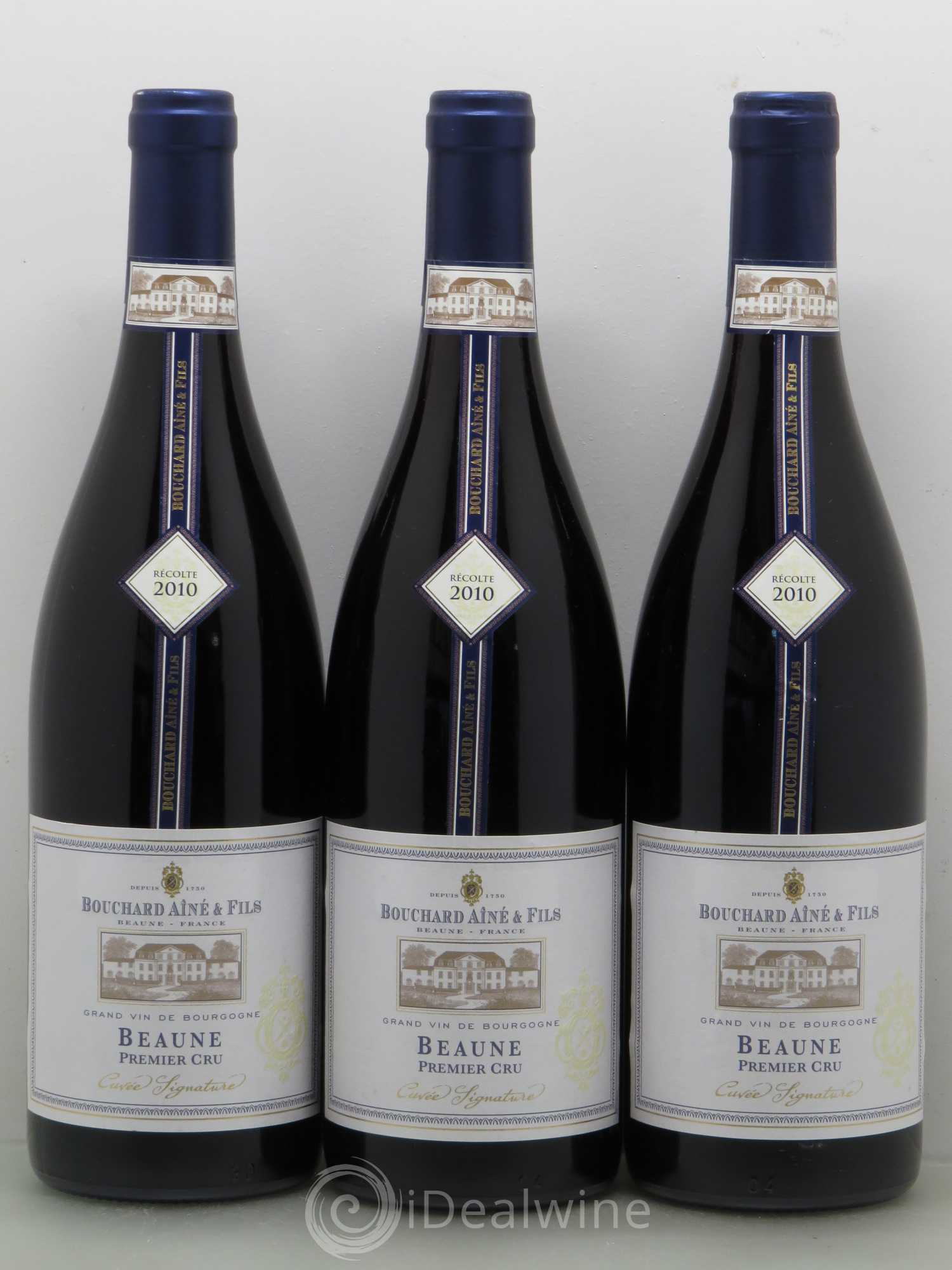 Beaune 1er Cru Cuvée Signature Domaine Bouchard Ainé & Fils 2010 - Posten von 12 Flaschen - 1