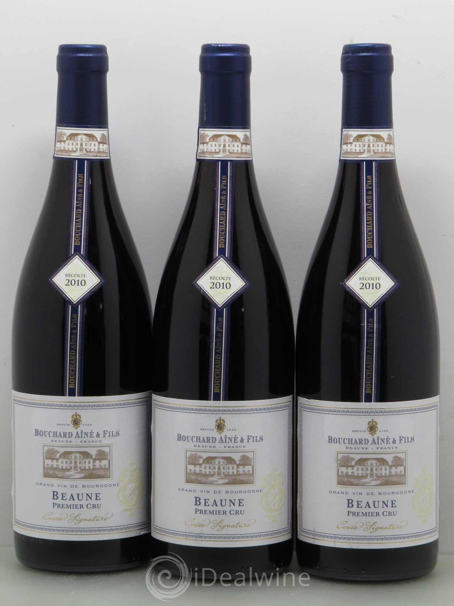 Beaune 1er Cru Cuvée Signature Domaine Bouchard Ainé & Fils 2010 - Posten von 12 Flaschen - 2