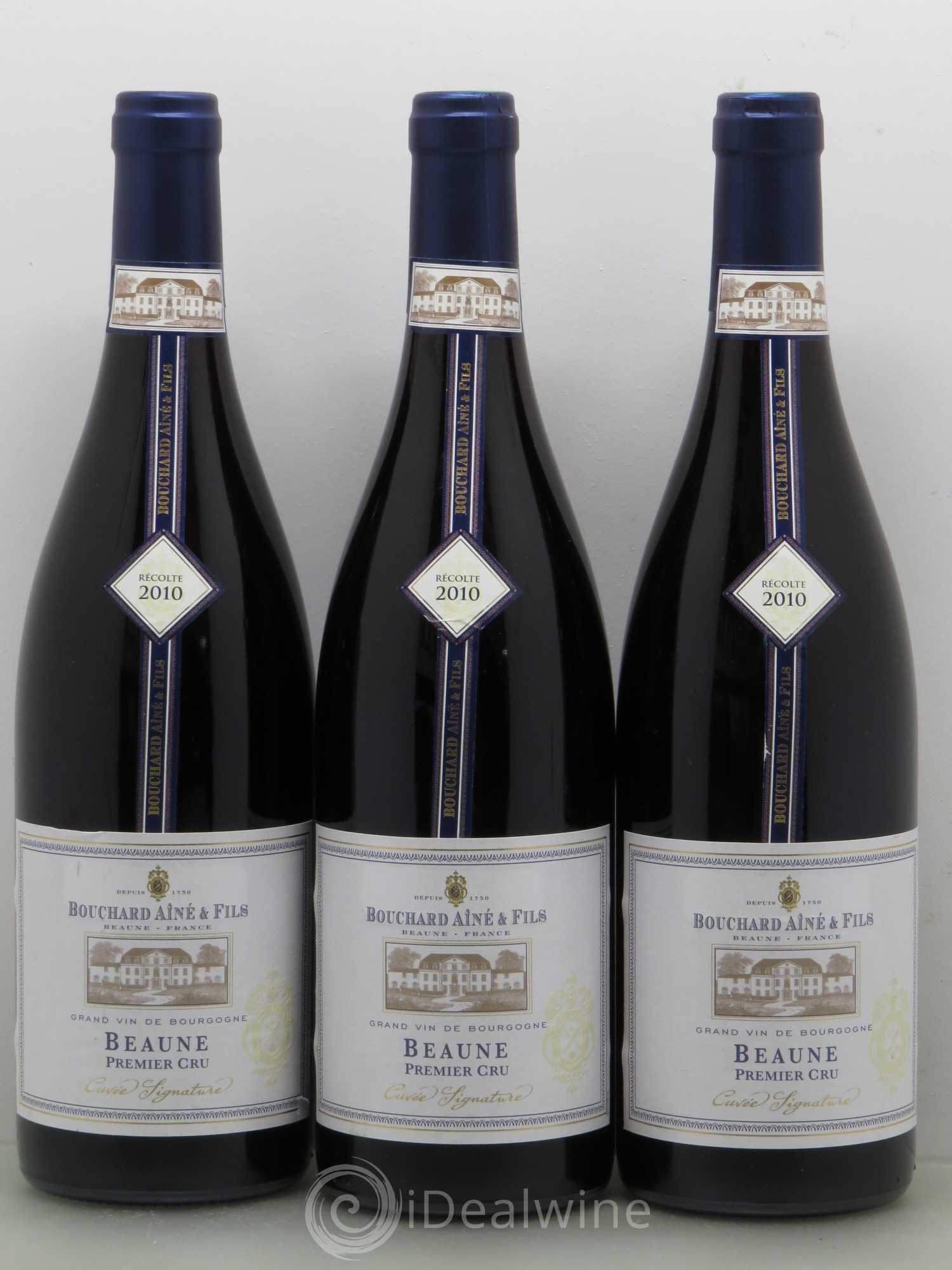 Beaune 1er Cru Cuvée Signature Domaine Bouchard Ainé & Fils 2010 - Posten von 12 Flaschen - 4