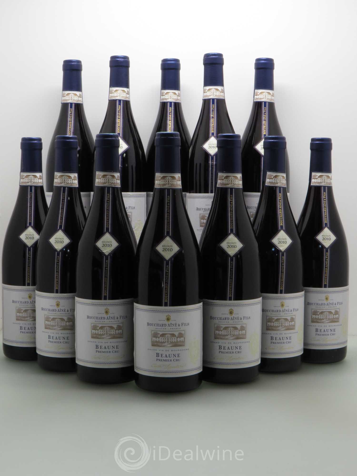 Beaune 1er Cru Cuvée Signature Domaine Bouchard Ainé & Fils 2010 - Posten von 12 Flaschen - 0