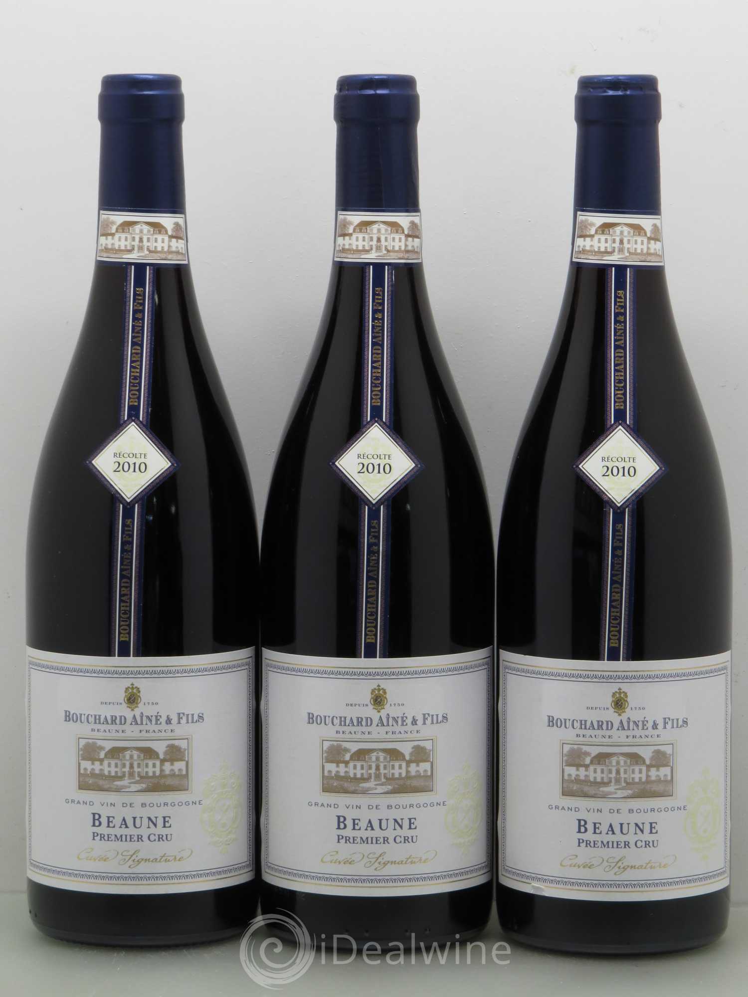 Beaune 1er Cru Cuvée Signature Domaine Bouchard Ainé & Fils 2010 - Posten von 6 Flaschen - 1
