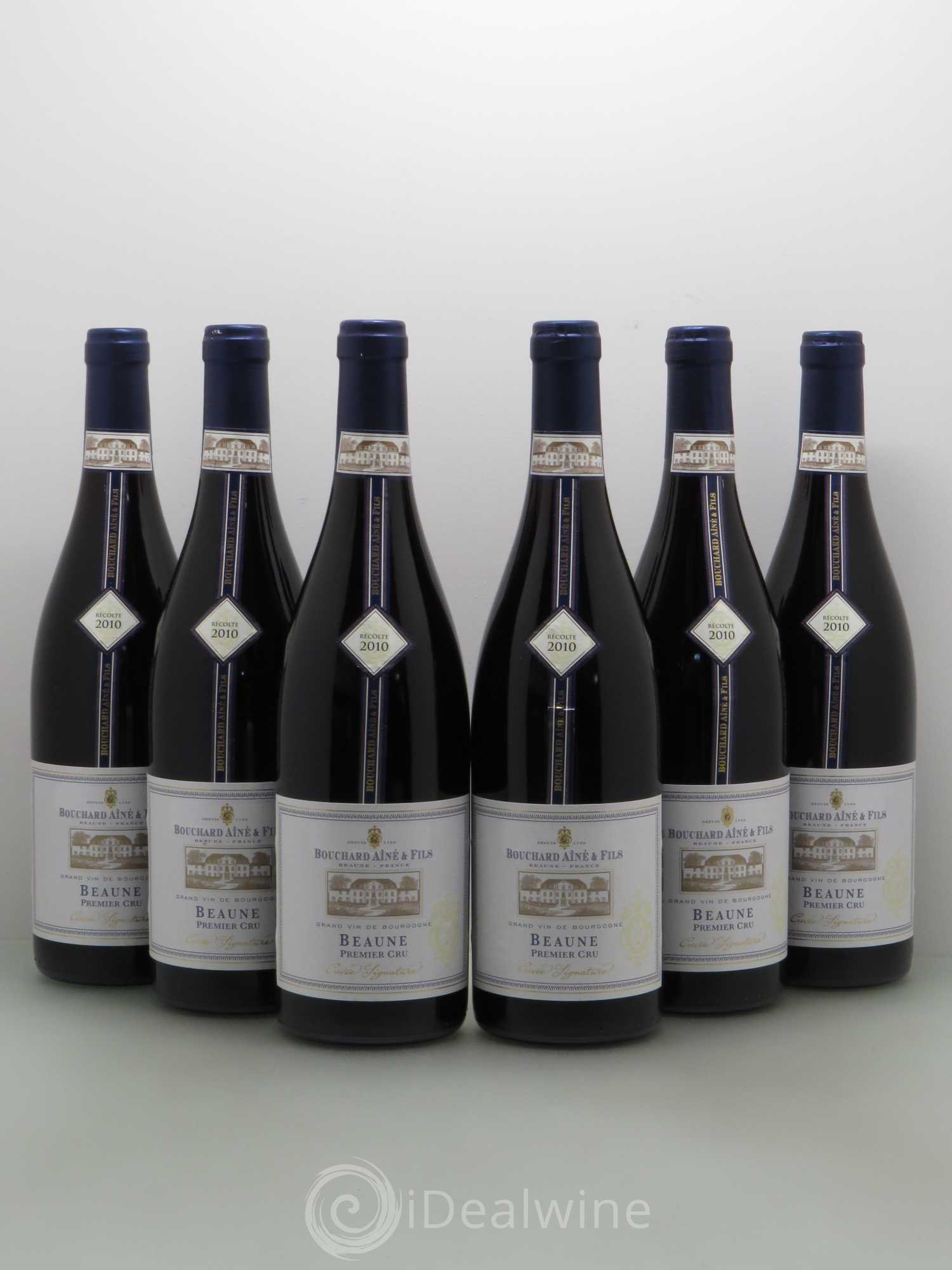 Beaune 1er Cru Cuvée Signature Domaine Bouchard Ainé & Fils 2010 - Posten von 6 Flaschen - 0