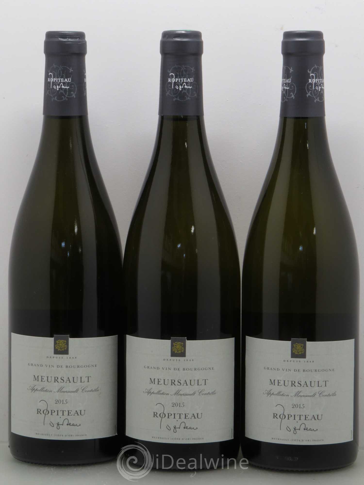 Meursault Ropiteau 2015 - Lot de 3 bouteilles - 0