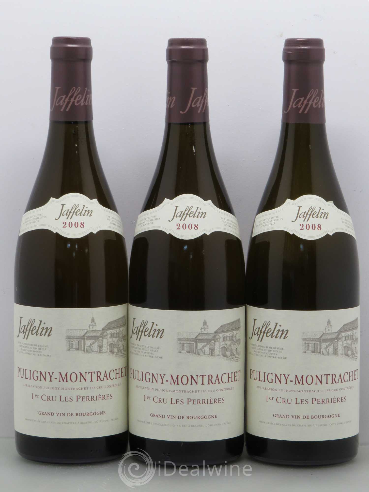 Puligny-Montrachet 1er Cru Les Perrières Jaffelin 2008 - Posten von 12 Flaschen - 3