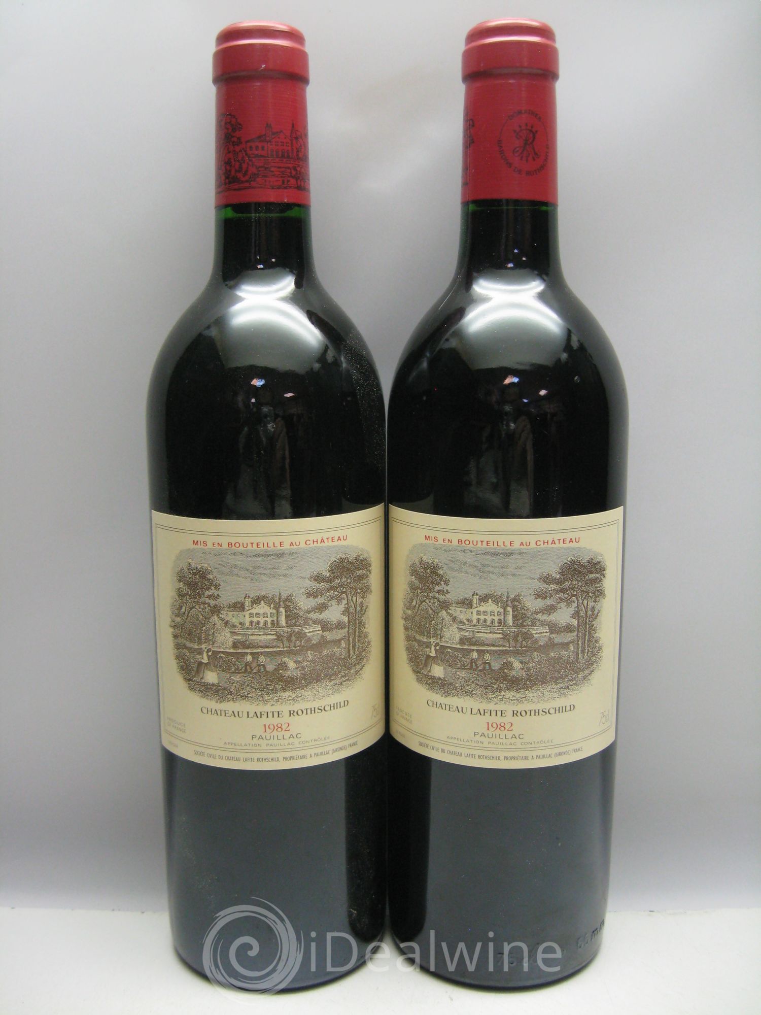Château Lafite Rothschild 1er Grand Cru Classé (rebouché en 1994) 1982 - Posten von 12 Flaschen - 3