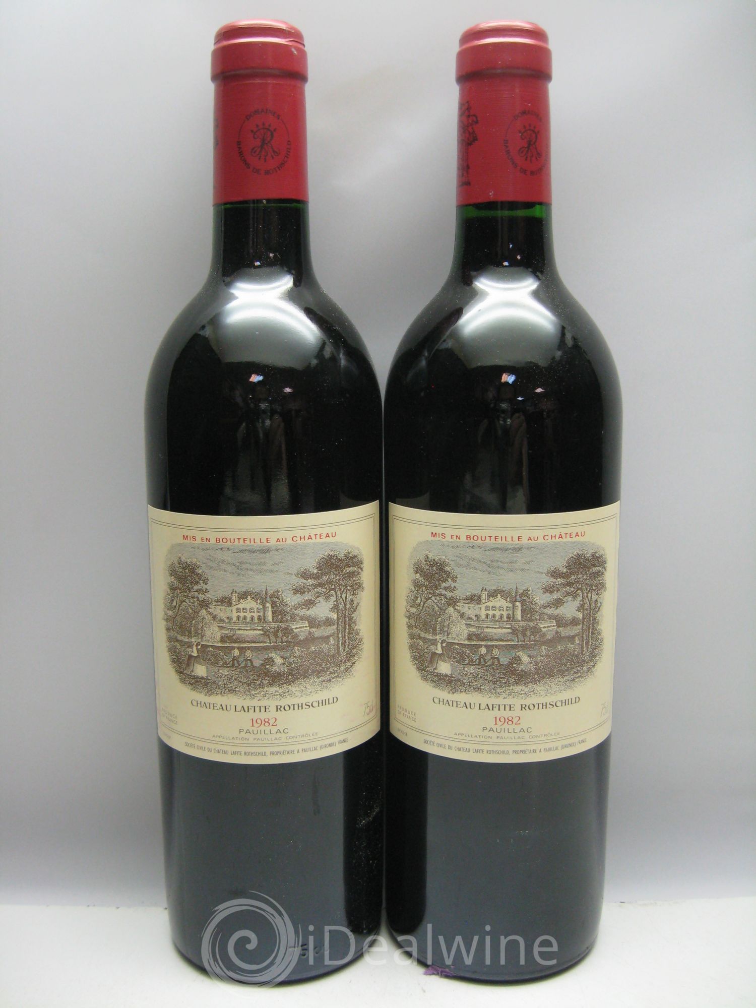 Château Lafite Rothschild 1er Grand Cru Classé (rebouché en 1994) 1982 - Posten von 12 Flaschen - 4