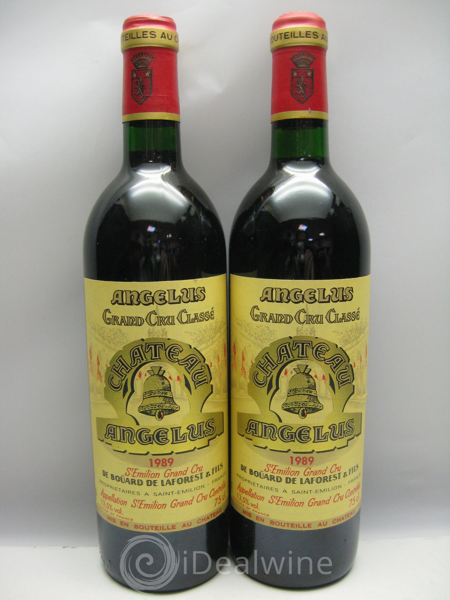 Château Angélus 1er Grand Cru Classé A 1989 - Lot de 12 bouteilles - 0