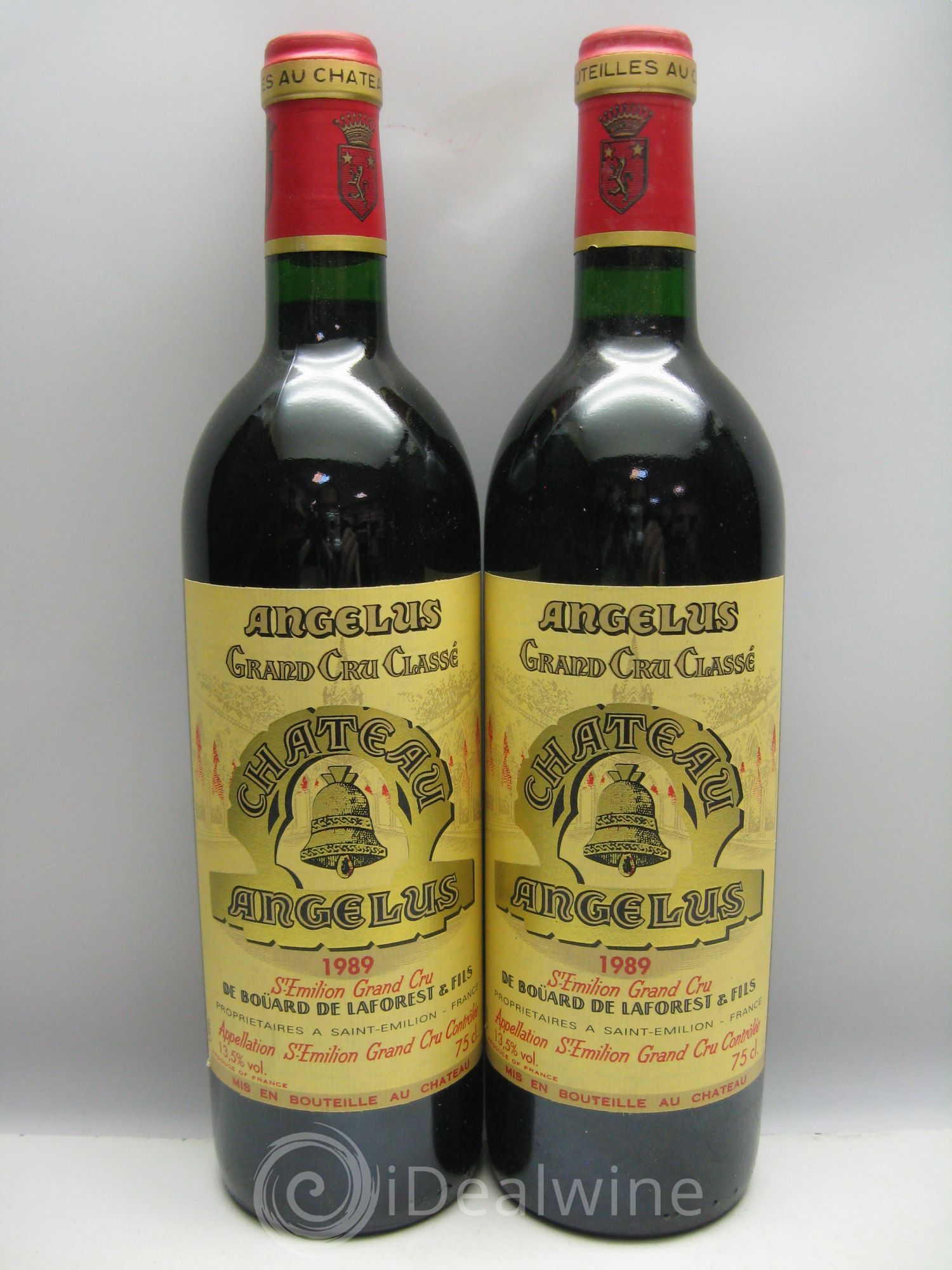 Château Angélus 1er Grand Cru Classé A 1989 - Lot de 12 bouteilles - 1