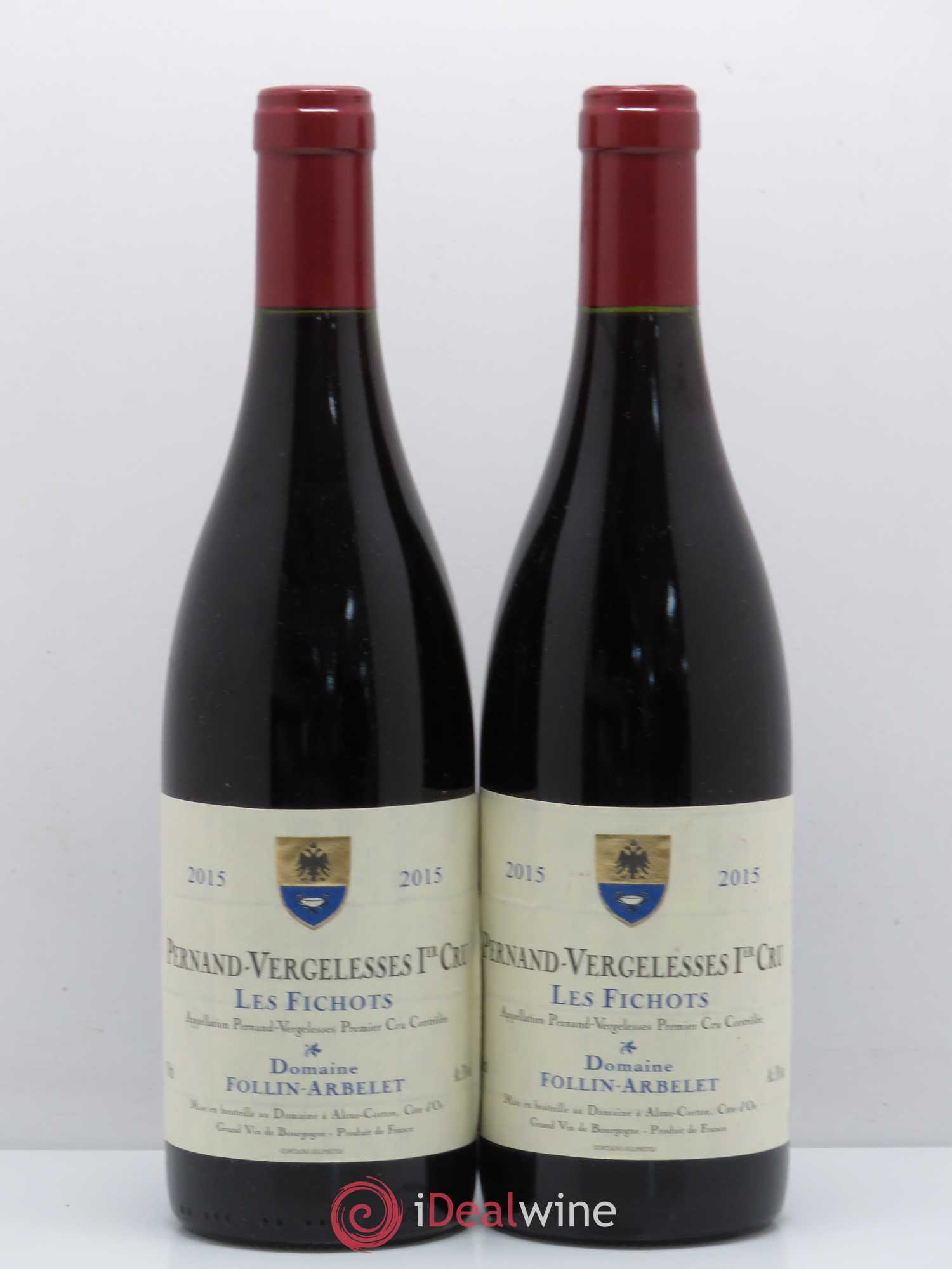 Pernand-Vergelesses 1er Cru Les Fichots Follin-Arbelet (Domaine) (sans prix de réserve) 2015 - Lot de 2 bouteilles - 0