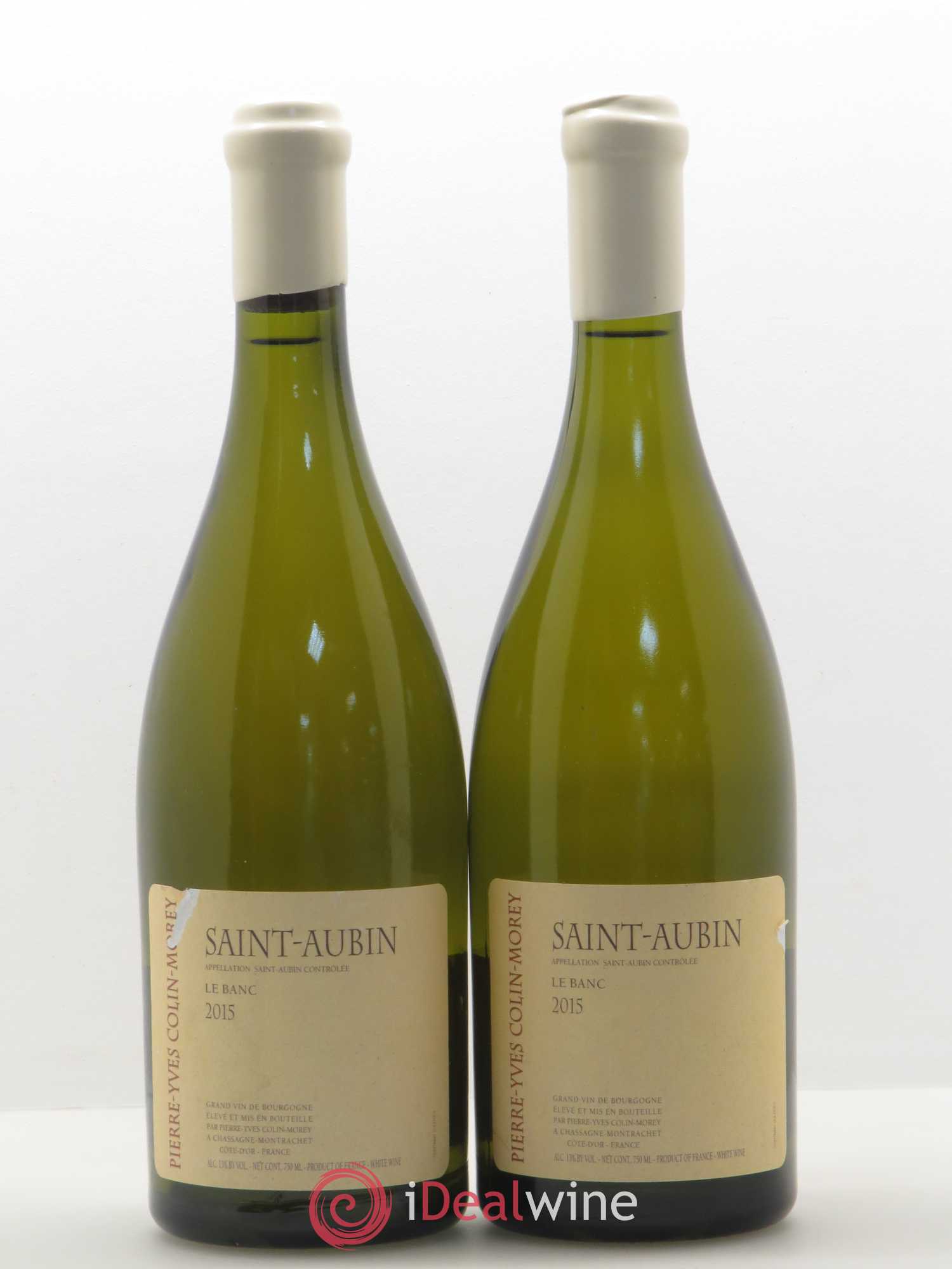 Saint-Aubin Le Banc Domaine Pierre Yves Colin Morey 2015 - Posten von 2 Flaschen - 0