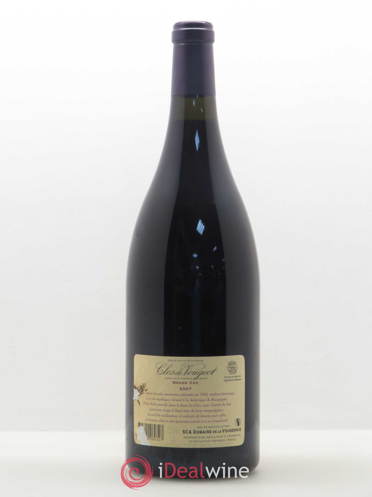 Clos de Vougeot Grand Cru La Vougeraie 2007 - Posten von 1 Magnum - 1
