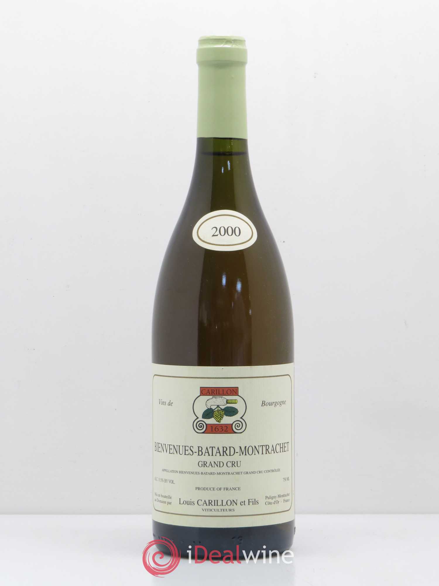Bienvenues-Bâtard-Montrachet Grand Cru Louis Carillon & Fils 2000 - Lot de 1 bouteille - 0