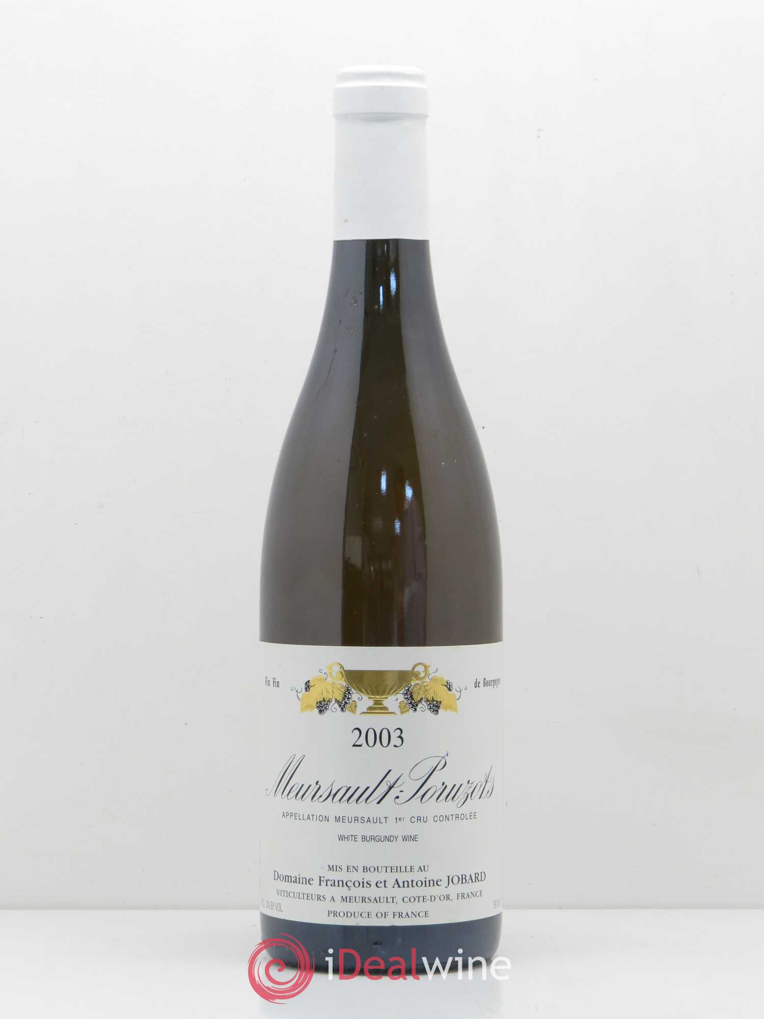 Meursault 1er Cru Poruzots François et Antoine Jobard (Domaine) 2003 - Lot de 1 bouteille - 0