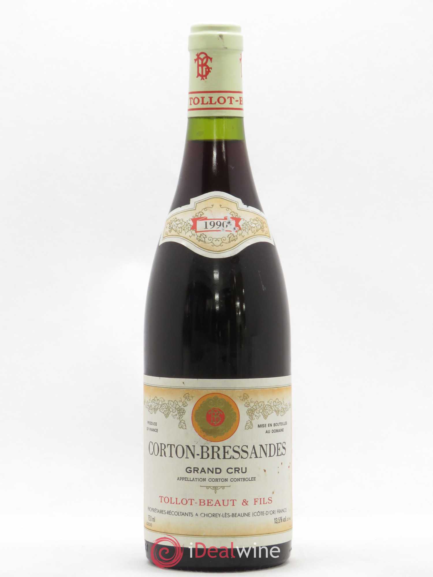 Corton-Bressandes Grand Cru Tollot Beaut (Domaine) 1990 - Lotto di 1 bottiglia - 0