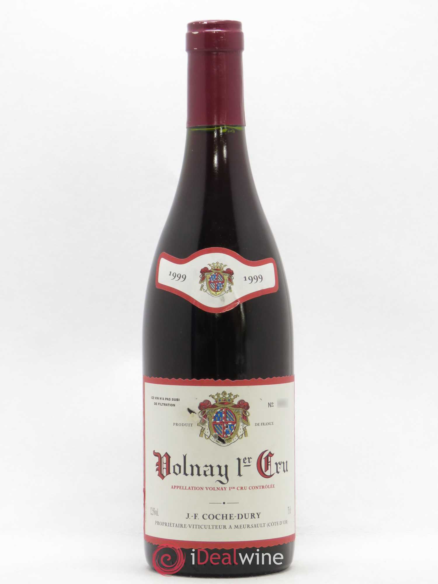 Volnay 1er Cru Coche Dury (Domaine) 1999 - Lot de 1 bouteille - 0