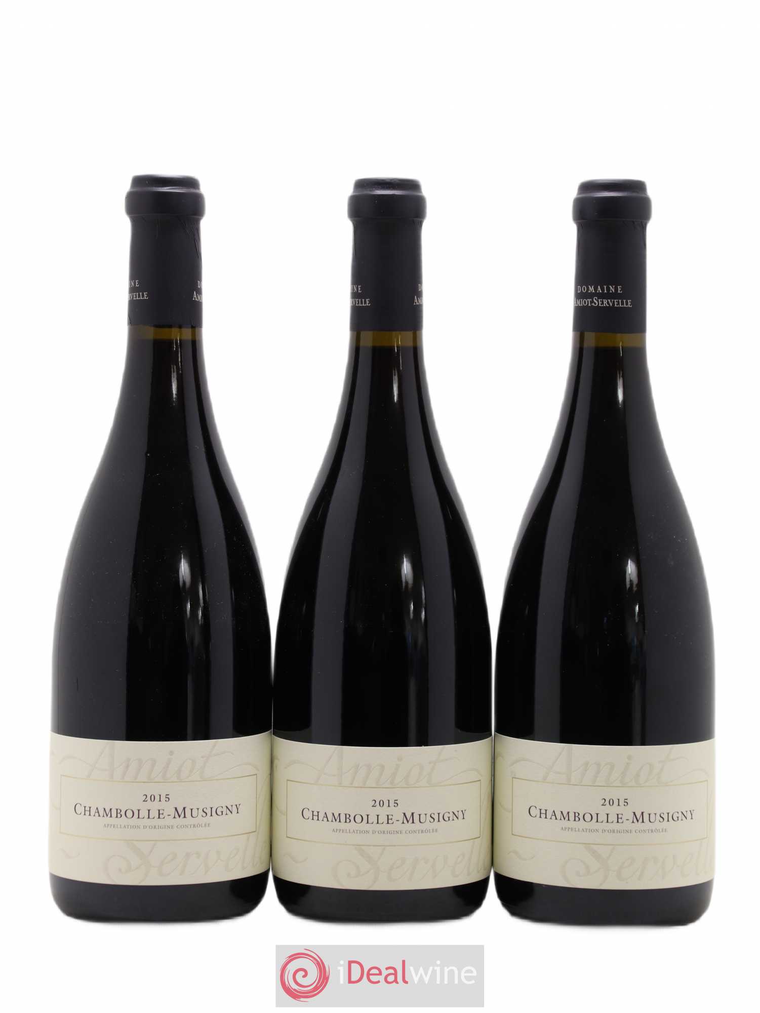 Chambolle-Musigny Amiot-Servelle (sans prix de réserve) 2015 - Lot de 3 bouteilles - 0