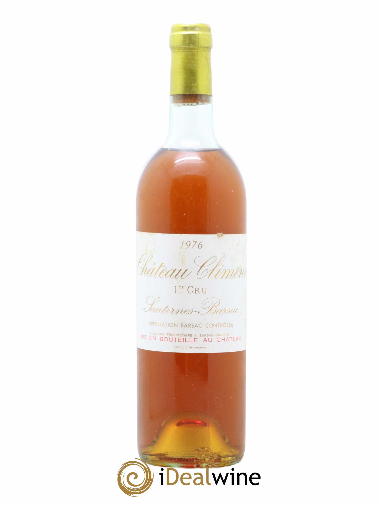 Château Climens 1er Grand Cru Classé (senza prezzo di riserva) 1976 - Lotto di 1 bottiglia - 0