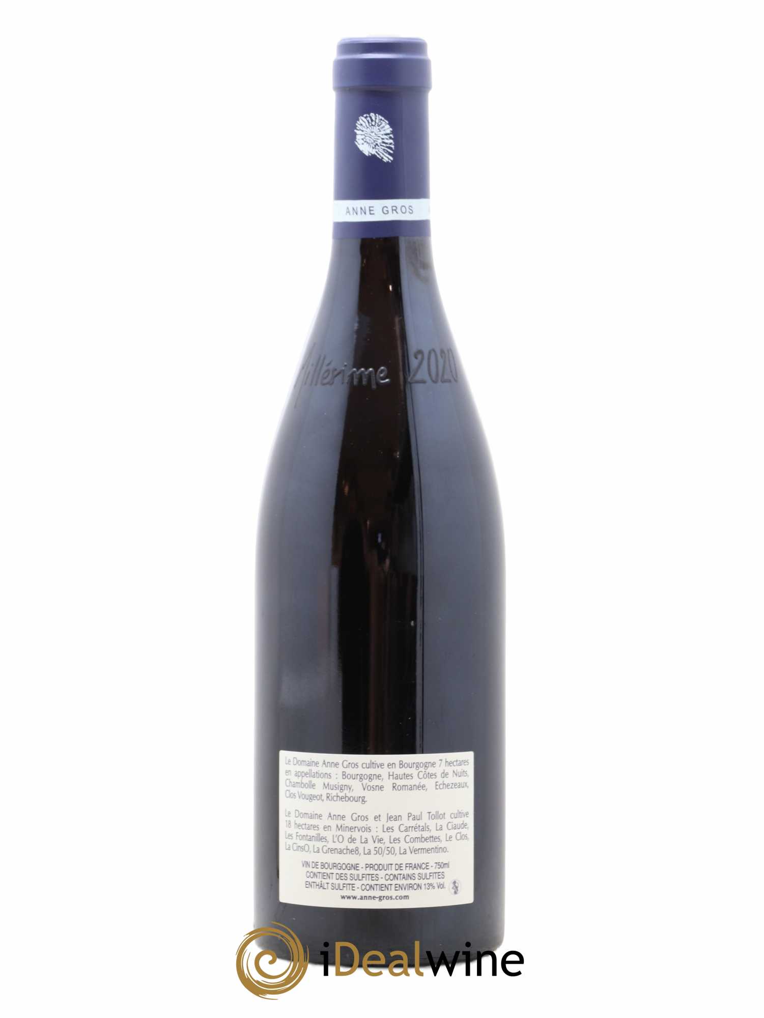 Chambolle-Musigny La Combe d'Orveau Anne Gros 2020 - Lot de 1 bouteille - 1