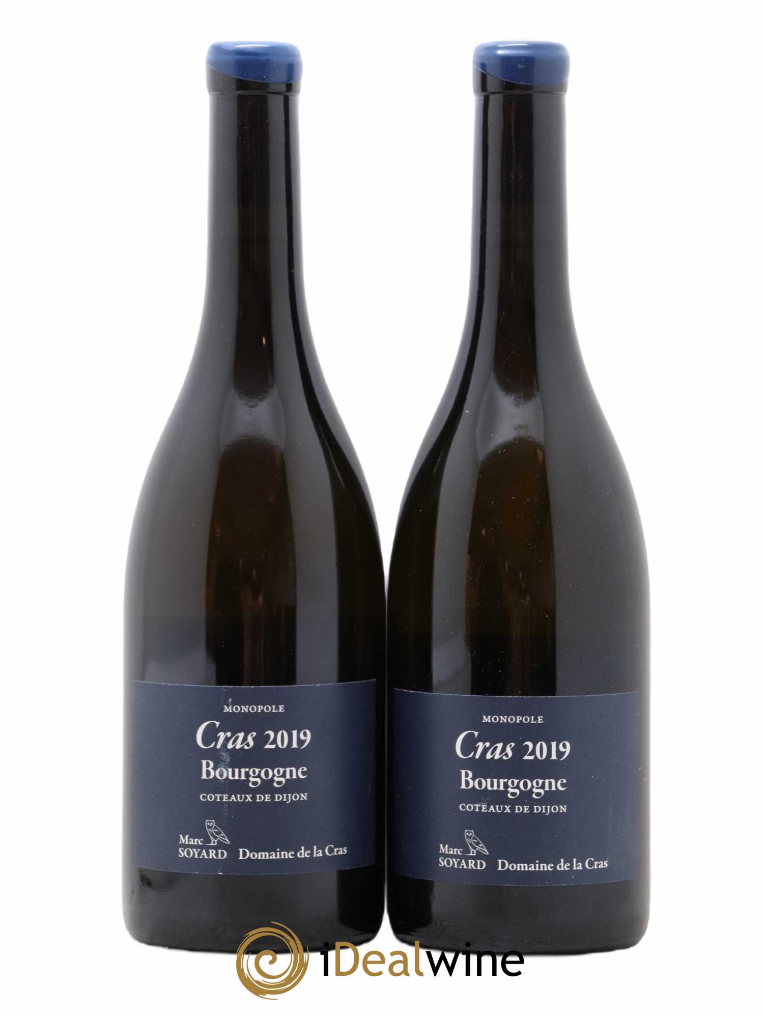 Bourgogne Cras Domaine de la Cras - Marc Soyard Coteaux de Dijon Monopole Domaine de la Cras 2019 - Lotto di 2 bottiglie - 0