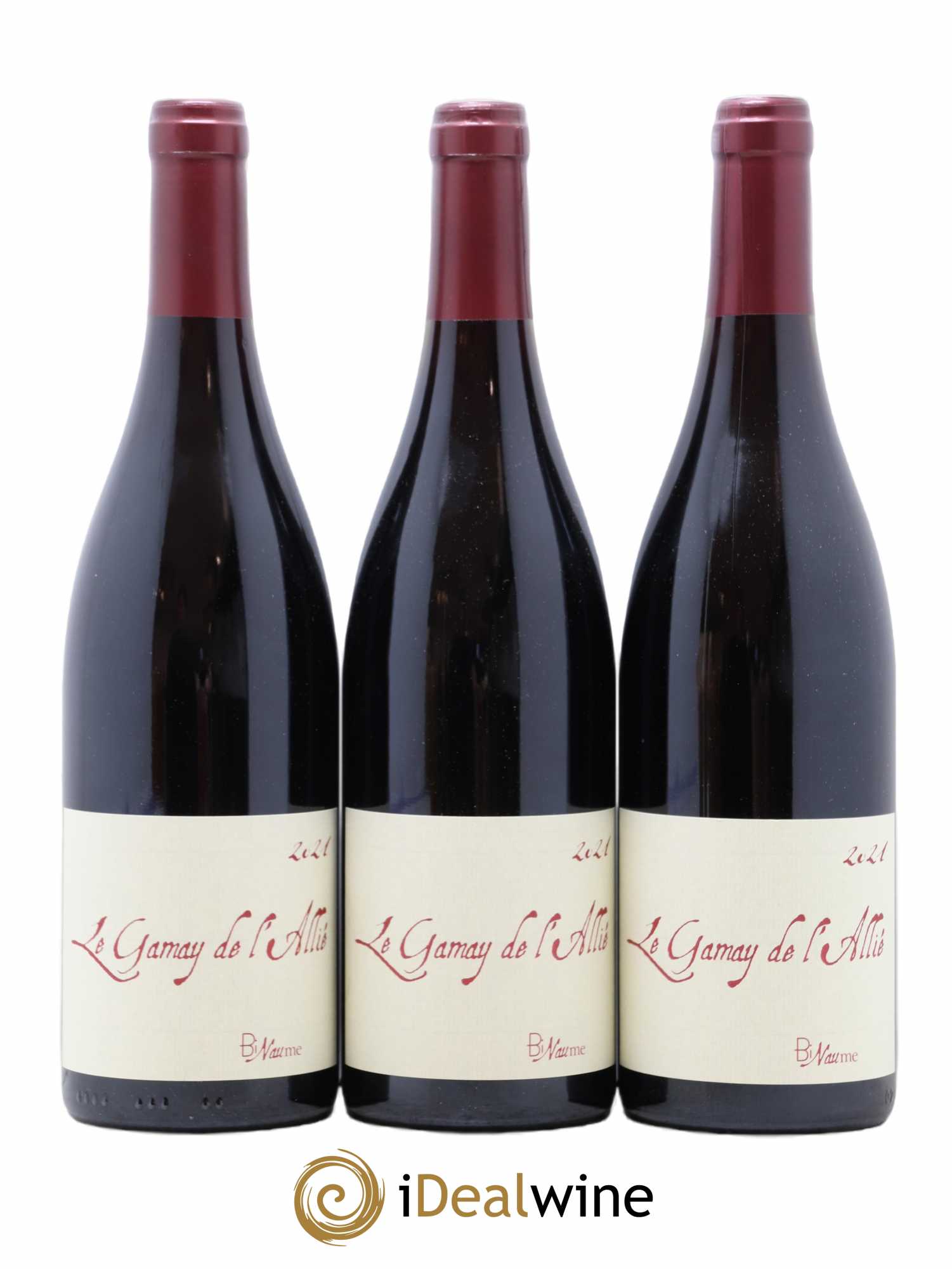 Vin de France Le Gamay de l'Allié Binaume Bizot-Naudin (sans prix de réserve) 2021 - Lot de 3 bouteilles - 0