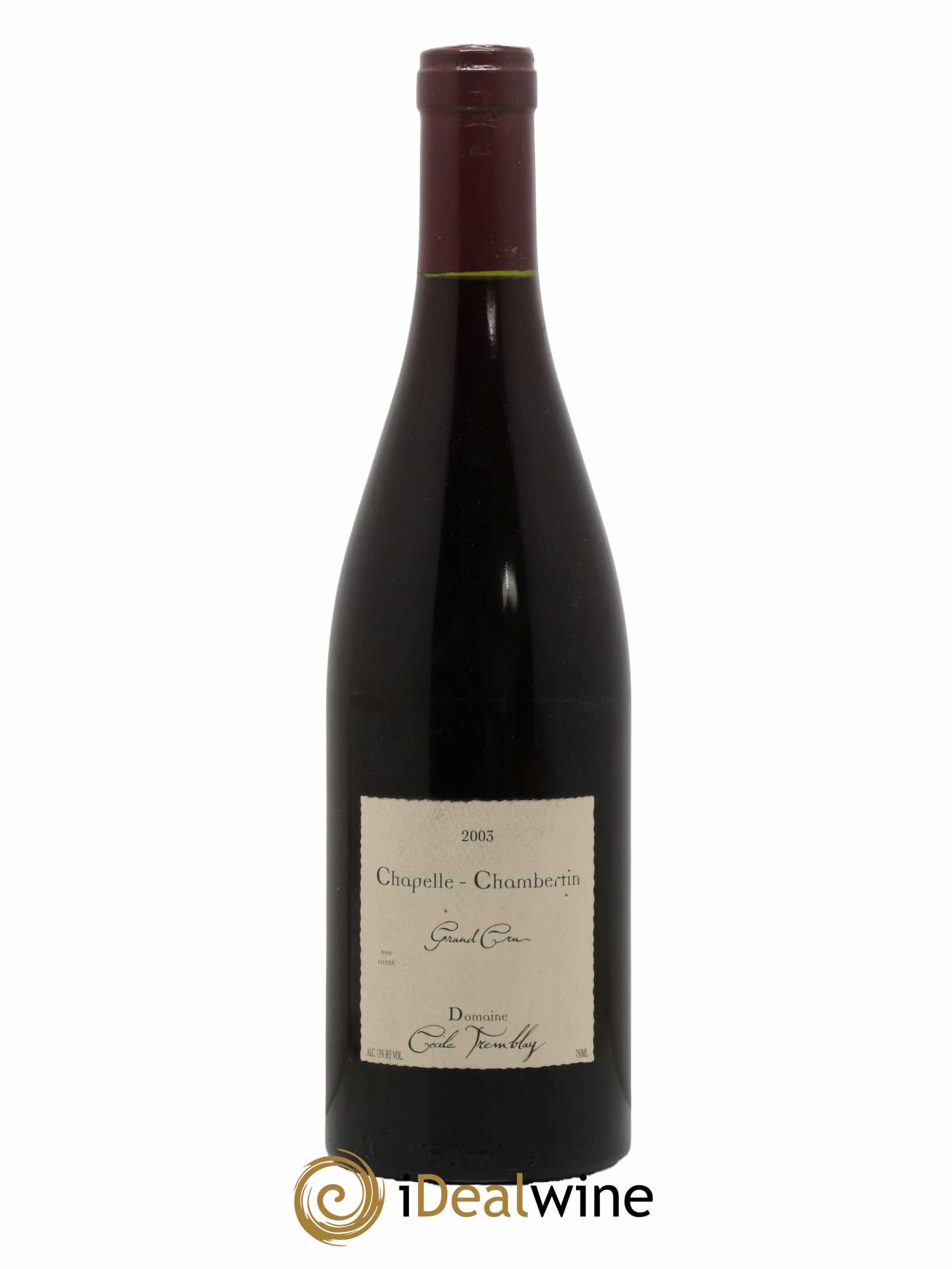 Chapelle-Chambertin Grand Cru Cécile Tremblay 2003 - Lot de 1 bouteille - 0