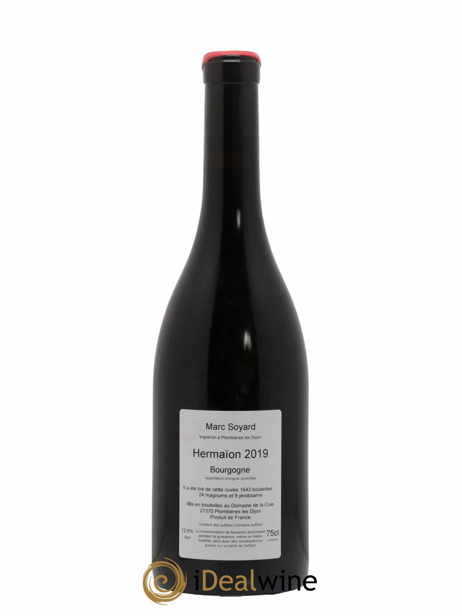 Bourgogne Hermaion Domaine de la Cras - Marc Soyard 2019 - Lot de 1 bouteille - 1